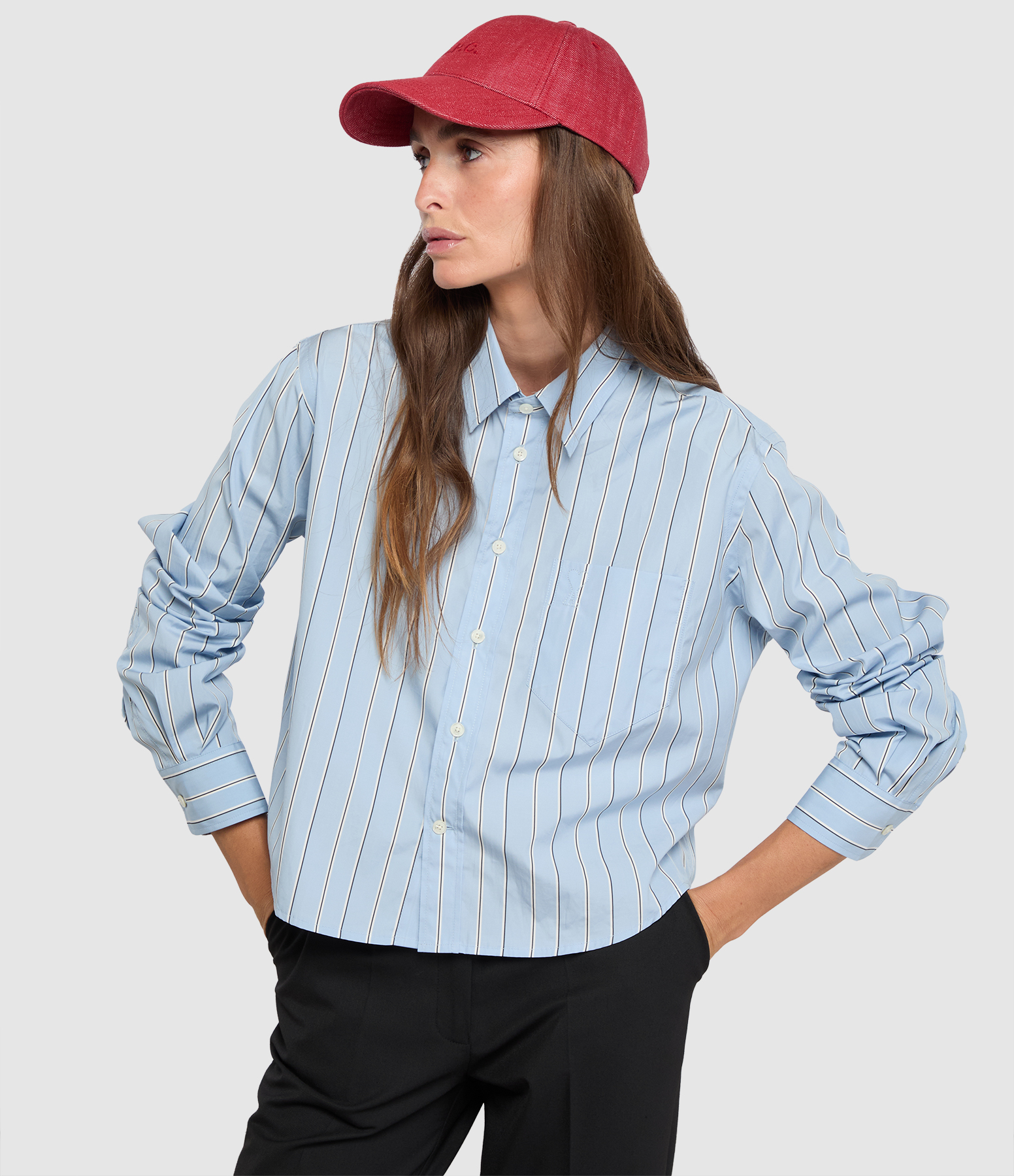 Ivory Cashmere Blue ‘Ami De Coeur’ Shirt