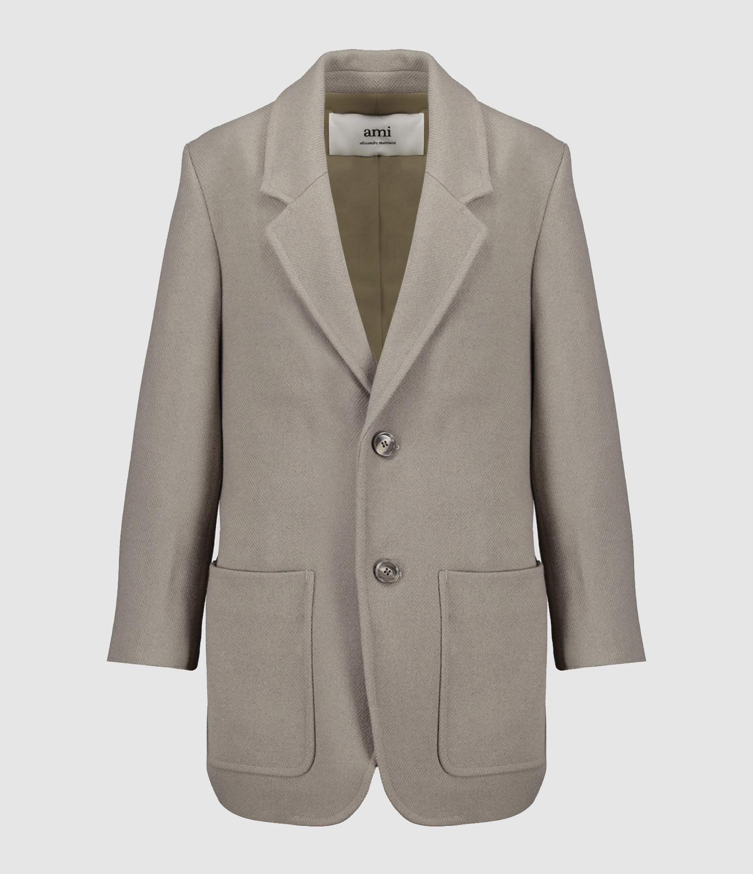 Taupe Wool Coat
