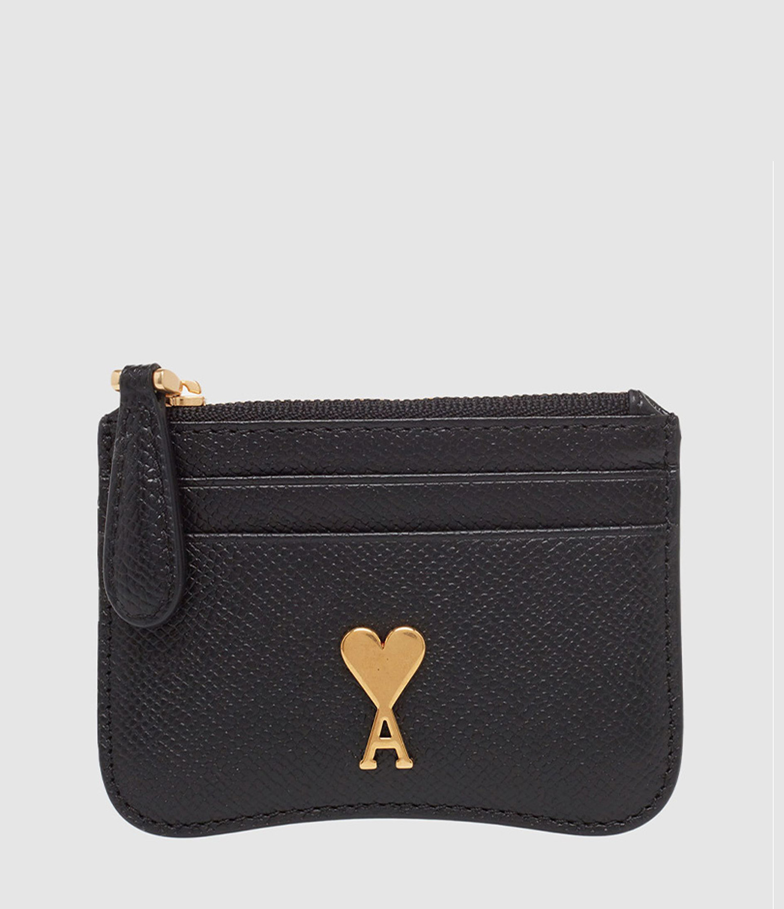 Zip Paris Black Brass Card Holder