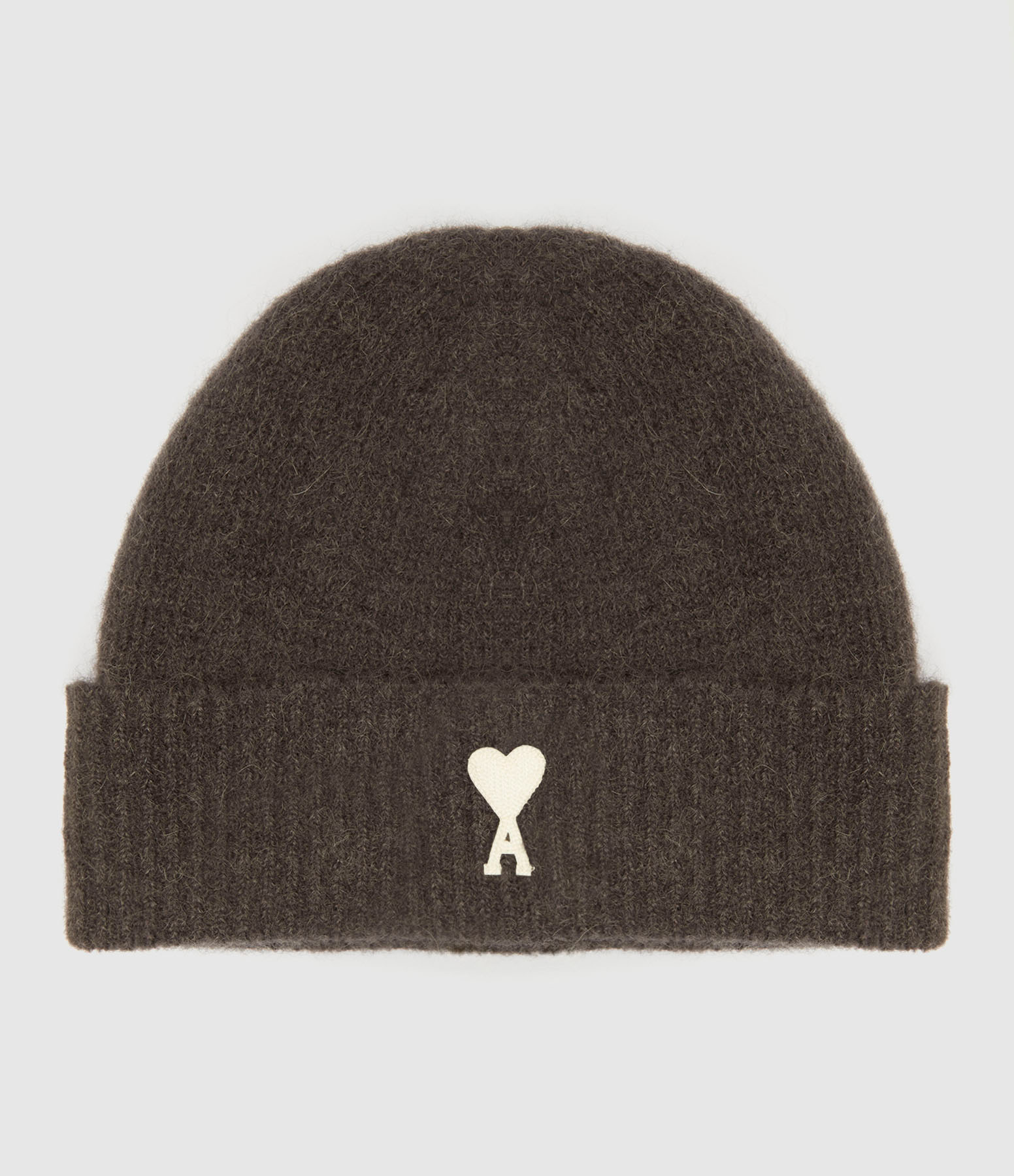 Adc Grey Ecru Wool Beanie