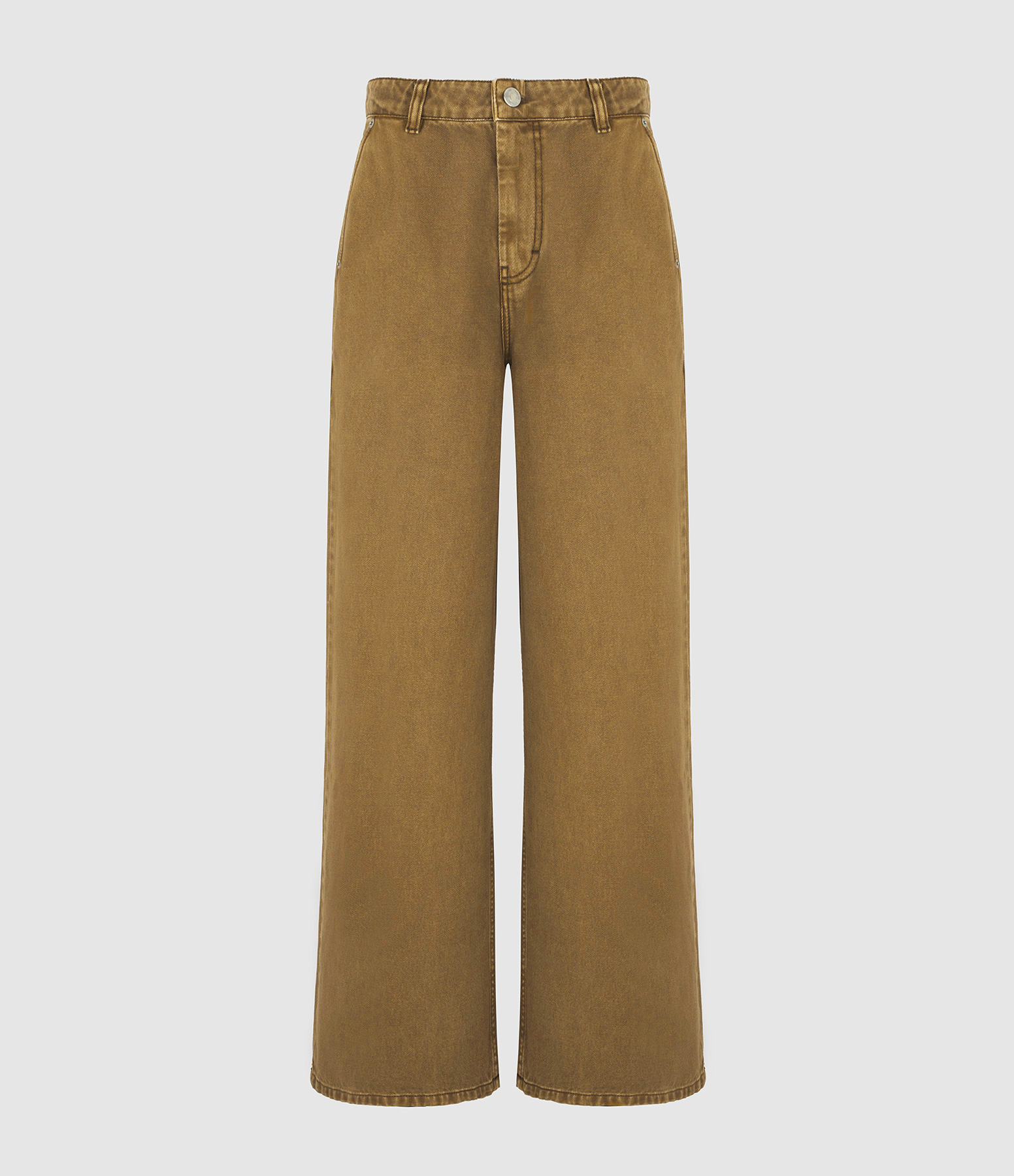 Super Wide Fit Jeans in Hazelnut