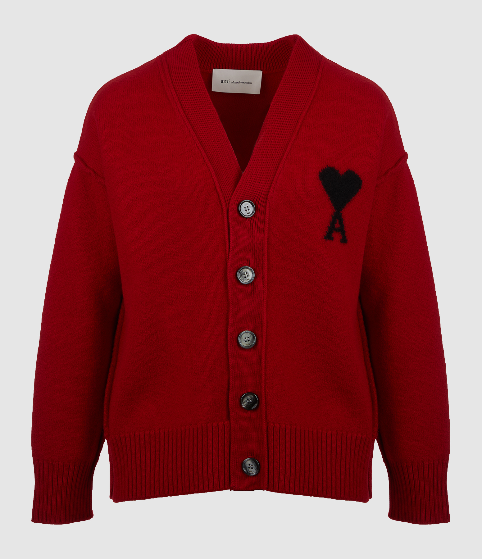 Ruby Red and Black ‘Ami De Coeur’ Cardigan