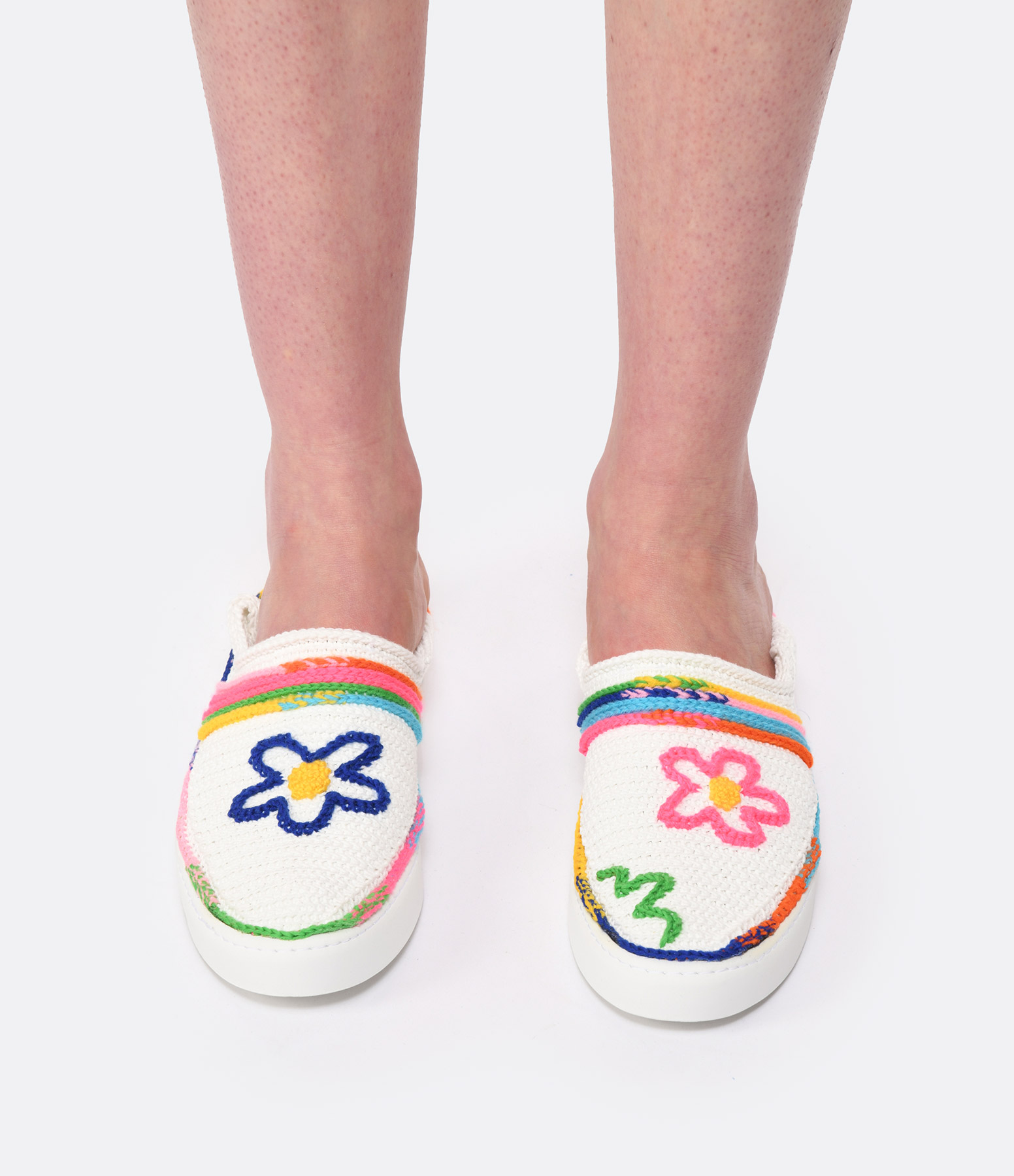Candy Rainbow Flower Multicoloured Shoes