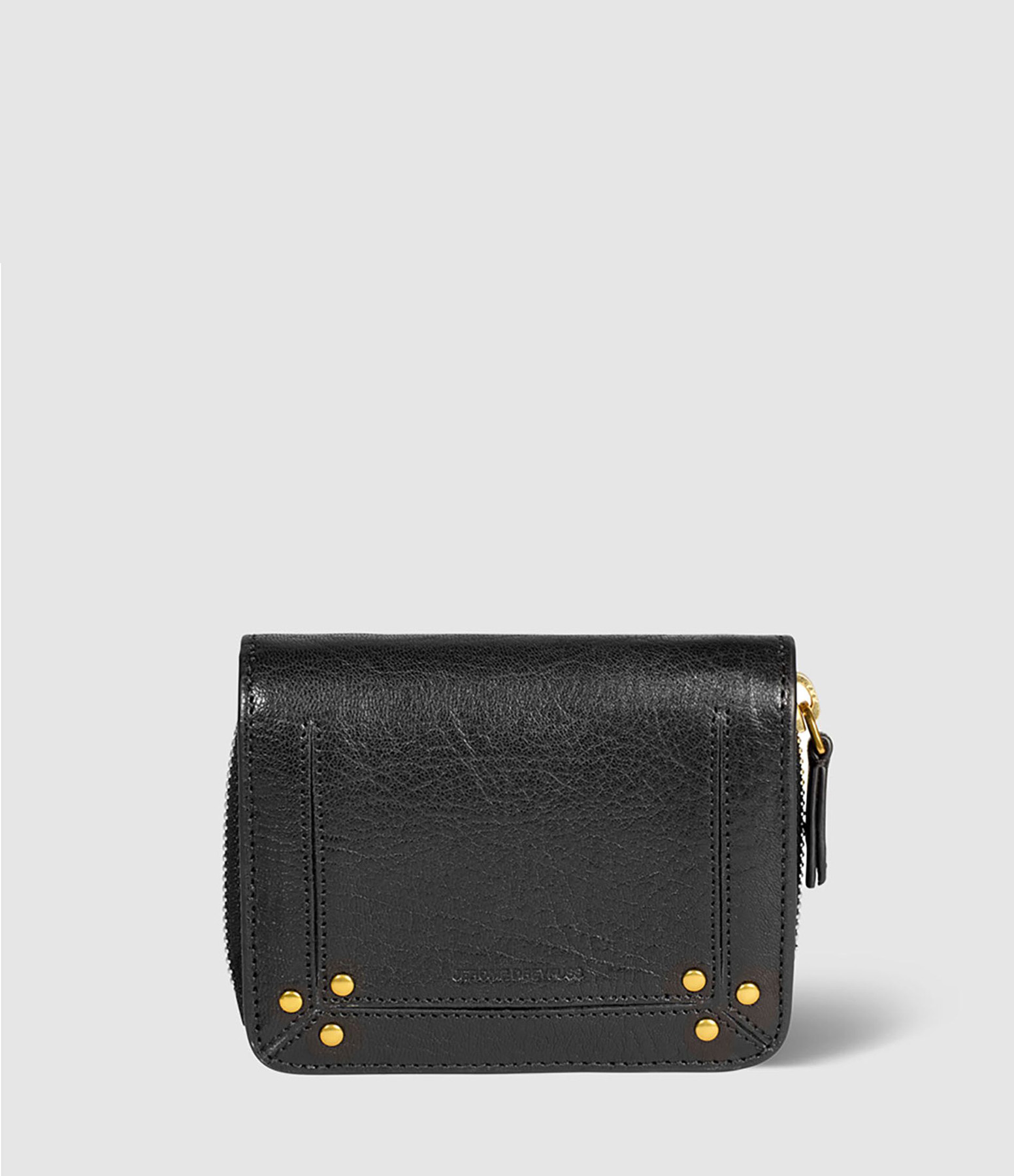 André Black Leather Wallet