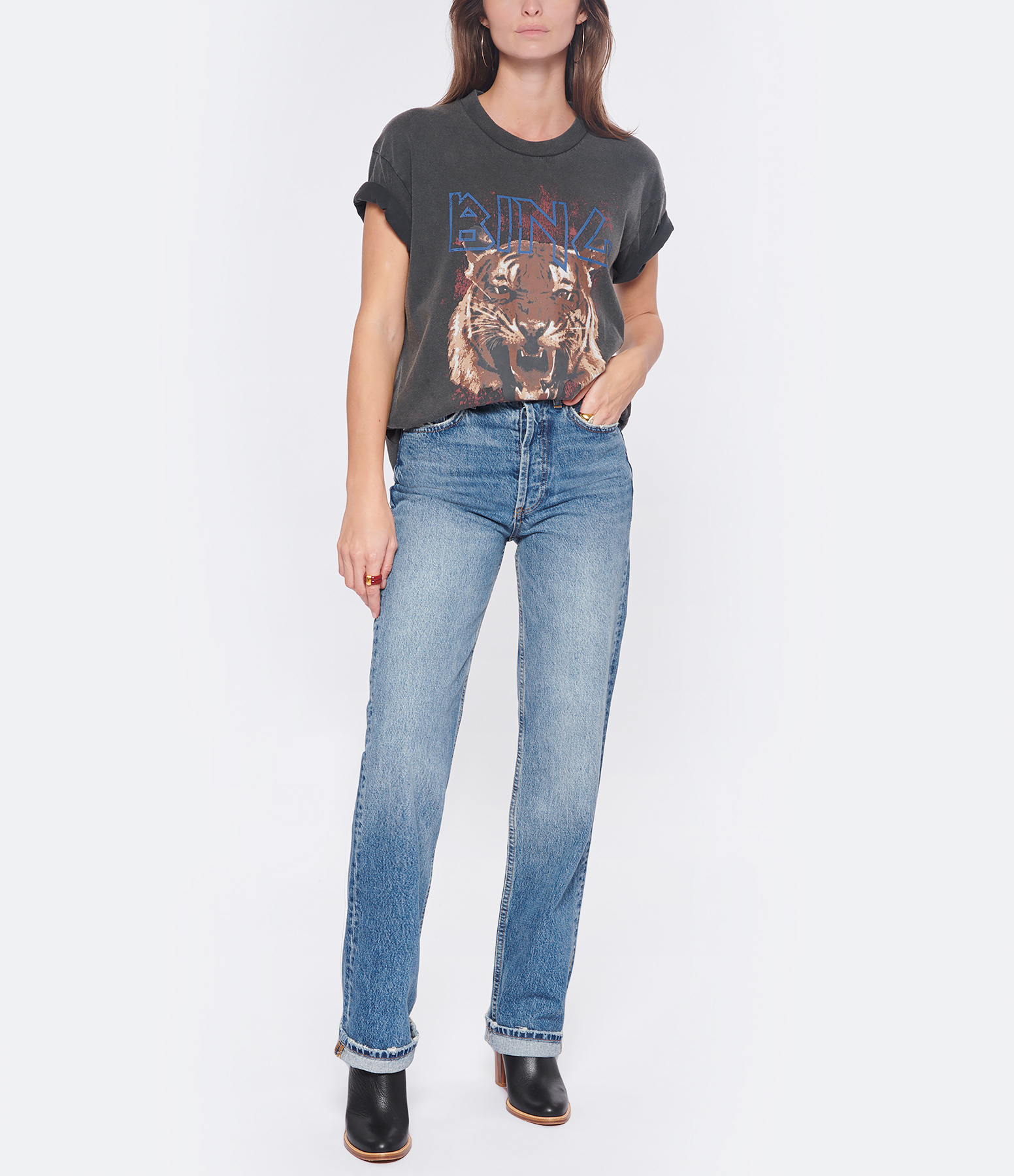 Blue Cotton Jeans