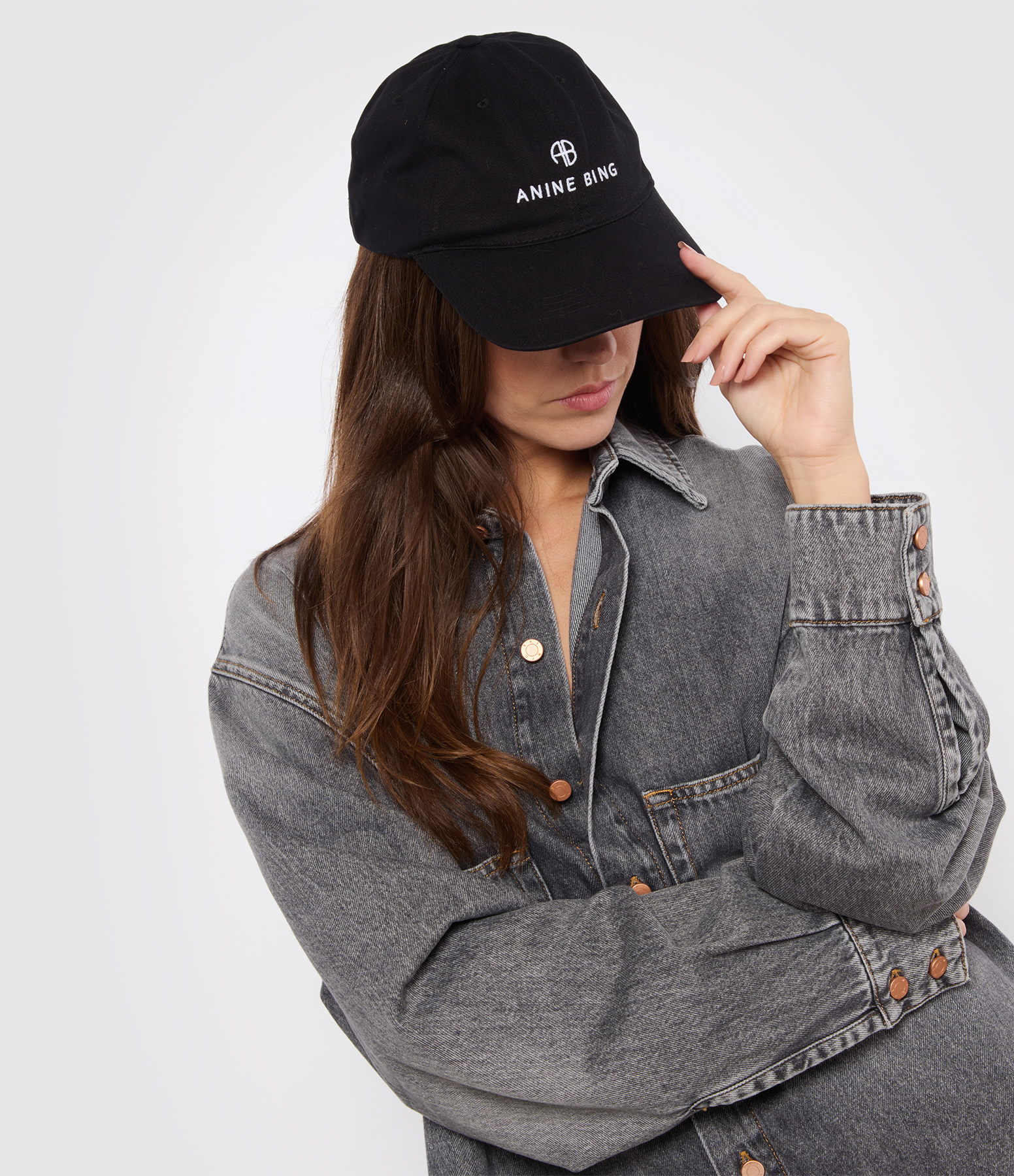 Jeremy Black Cotton Cap