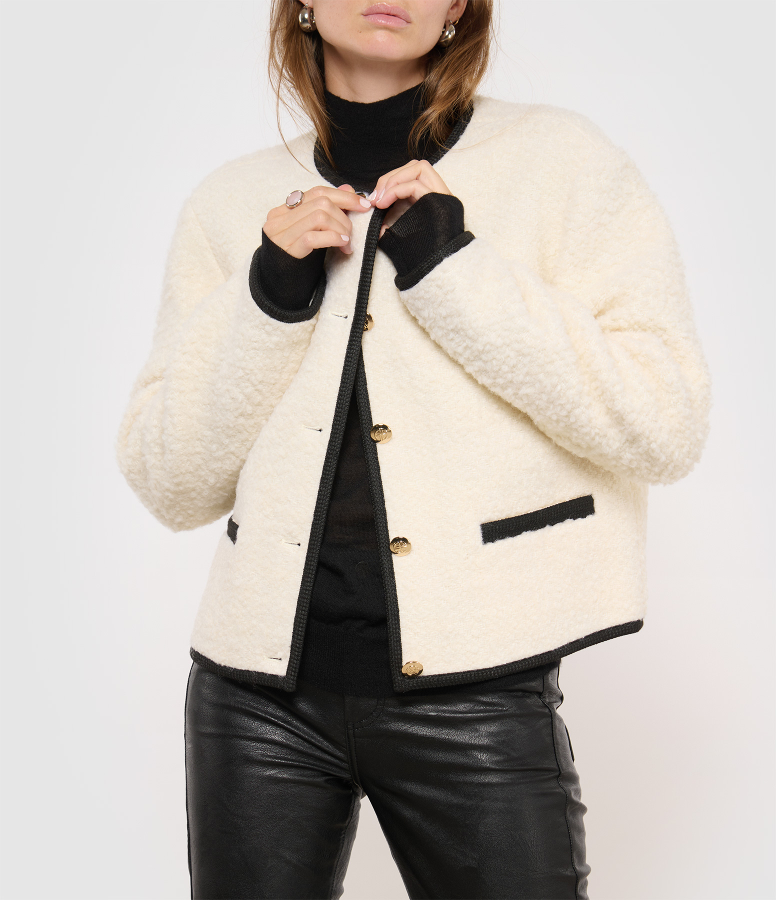 Logan Ivory Jacket