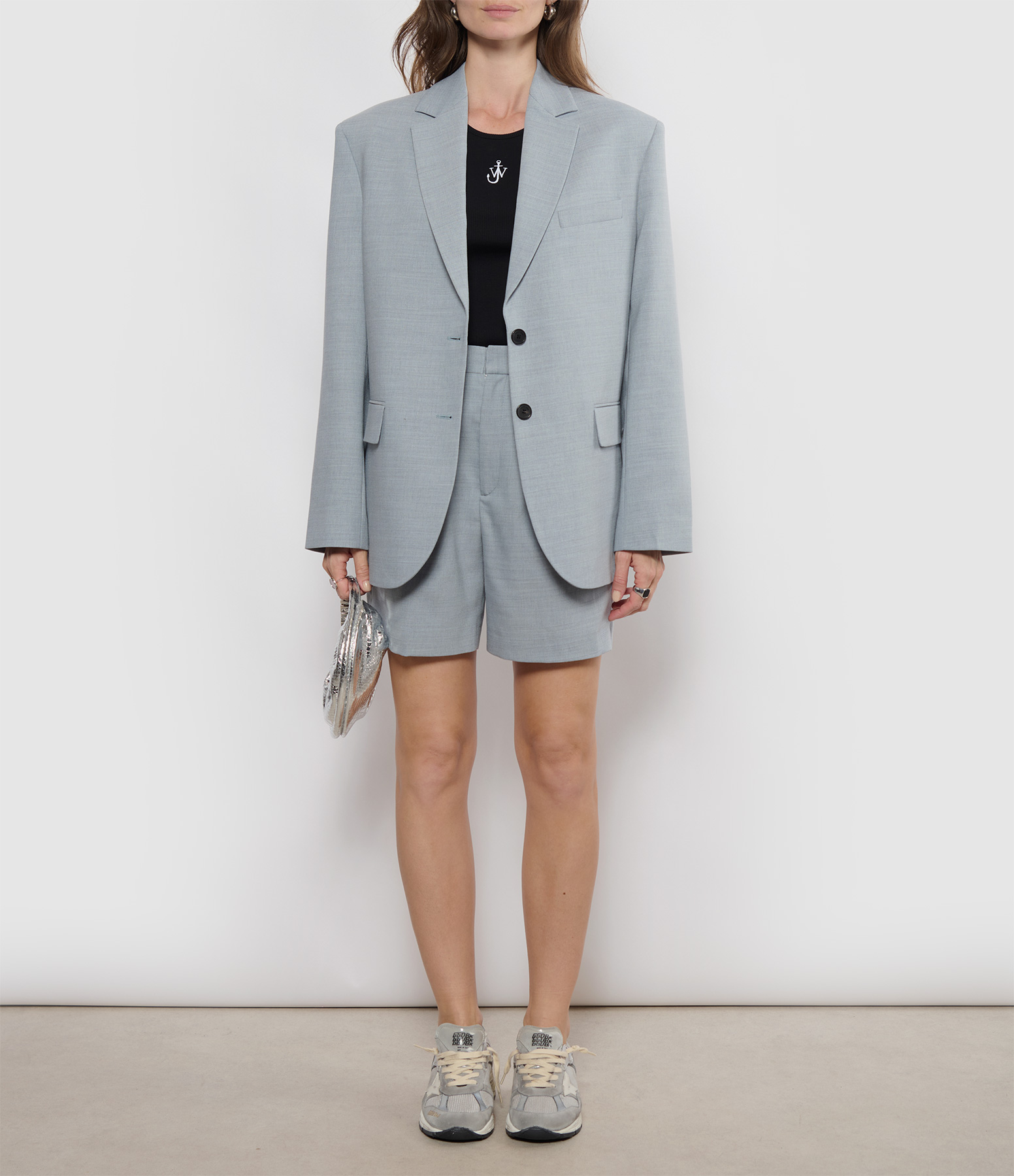 Quinn Steel Blue Blazer Jacket
