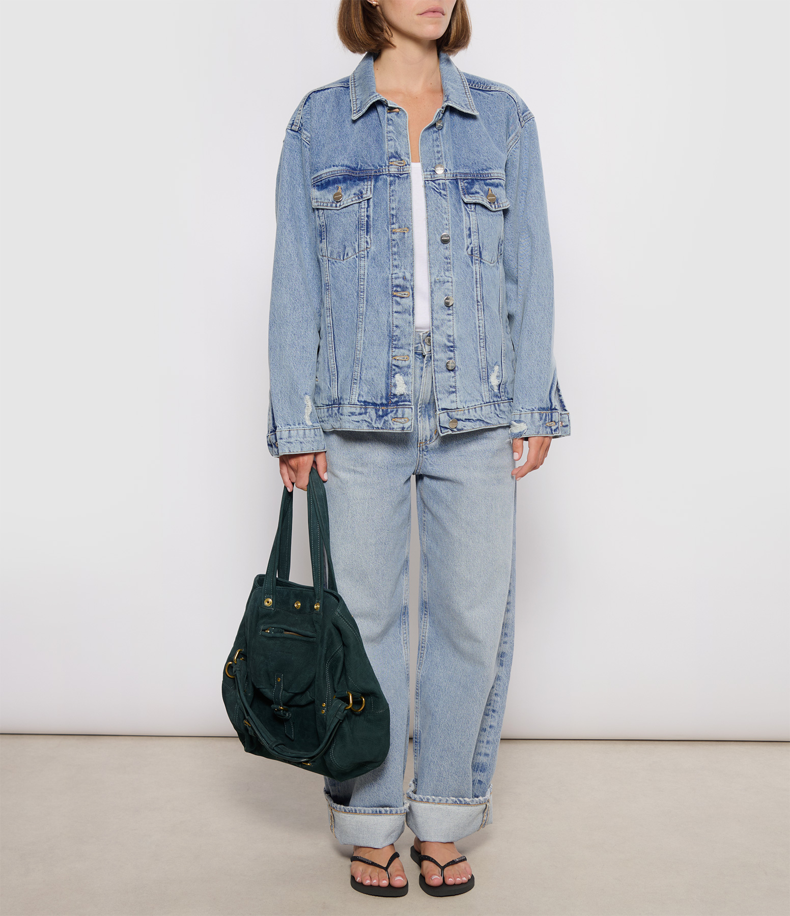Rory Vintage Blue Cotton Jacket