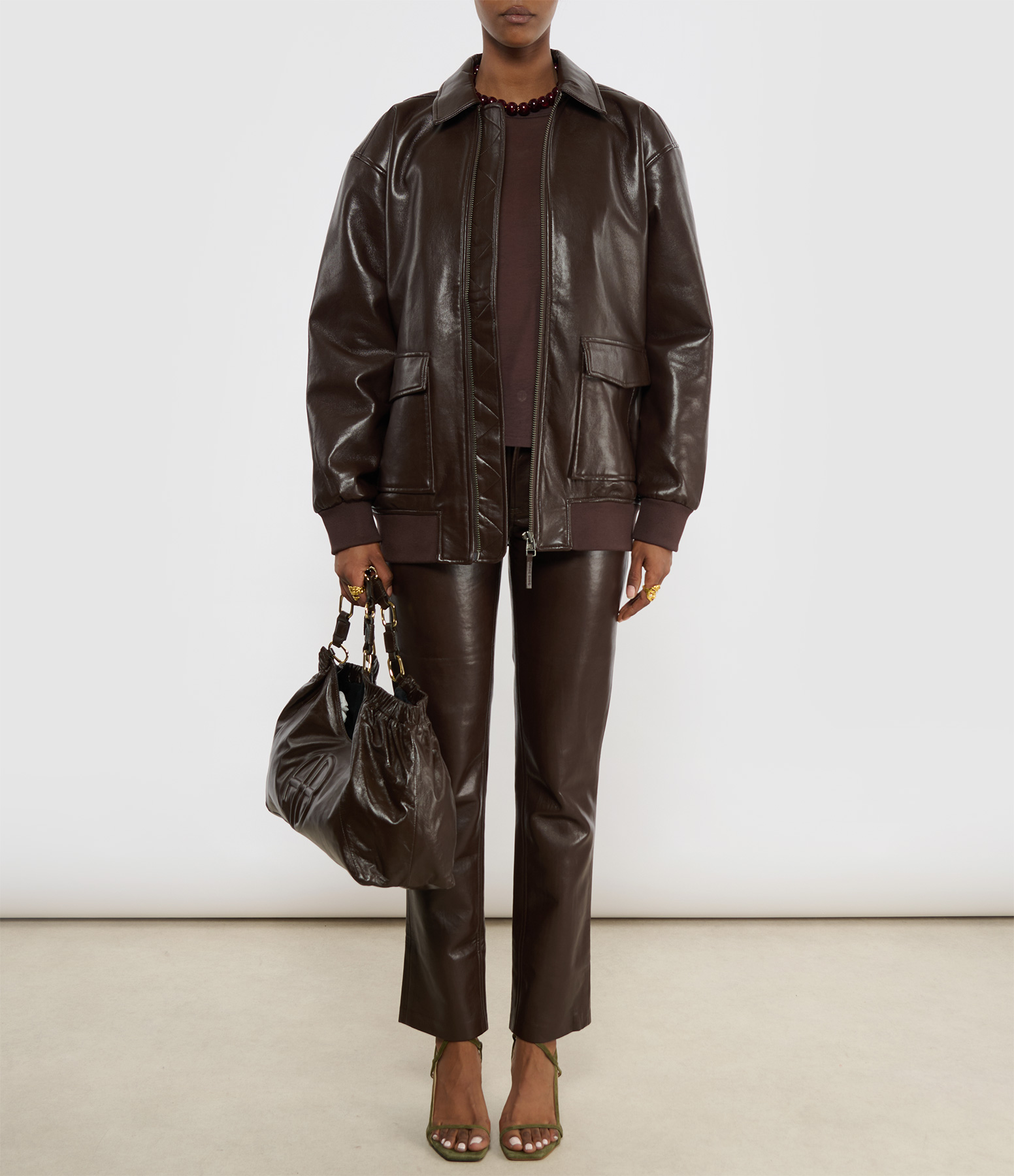 Kelanie Dark Brown Jacket