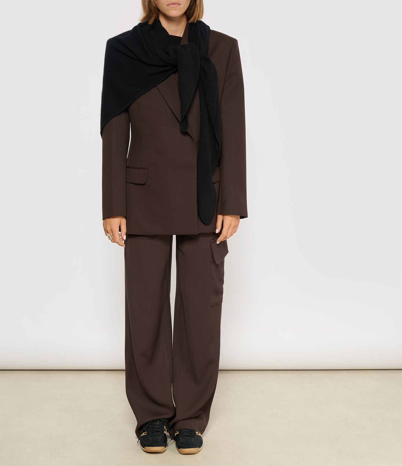 Aretha Dark Brown Blazer