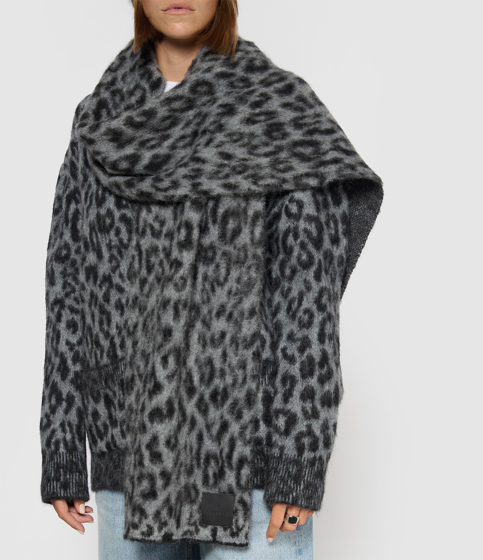 Hannah Leopard Scarf