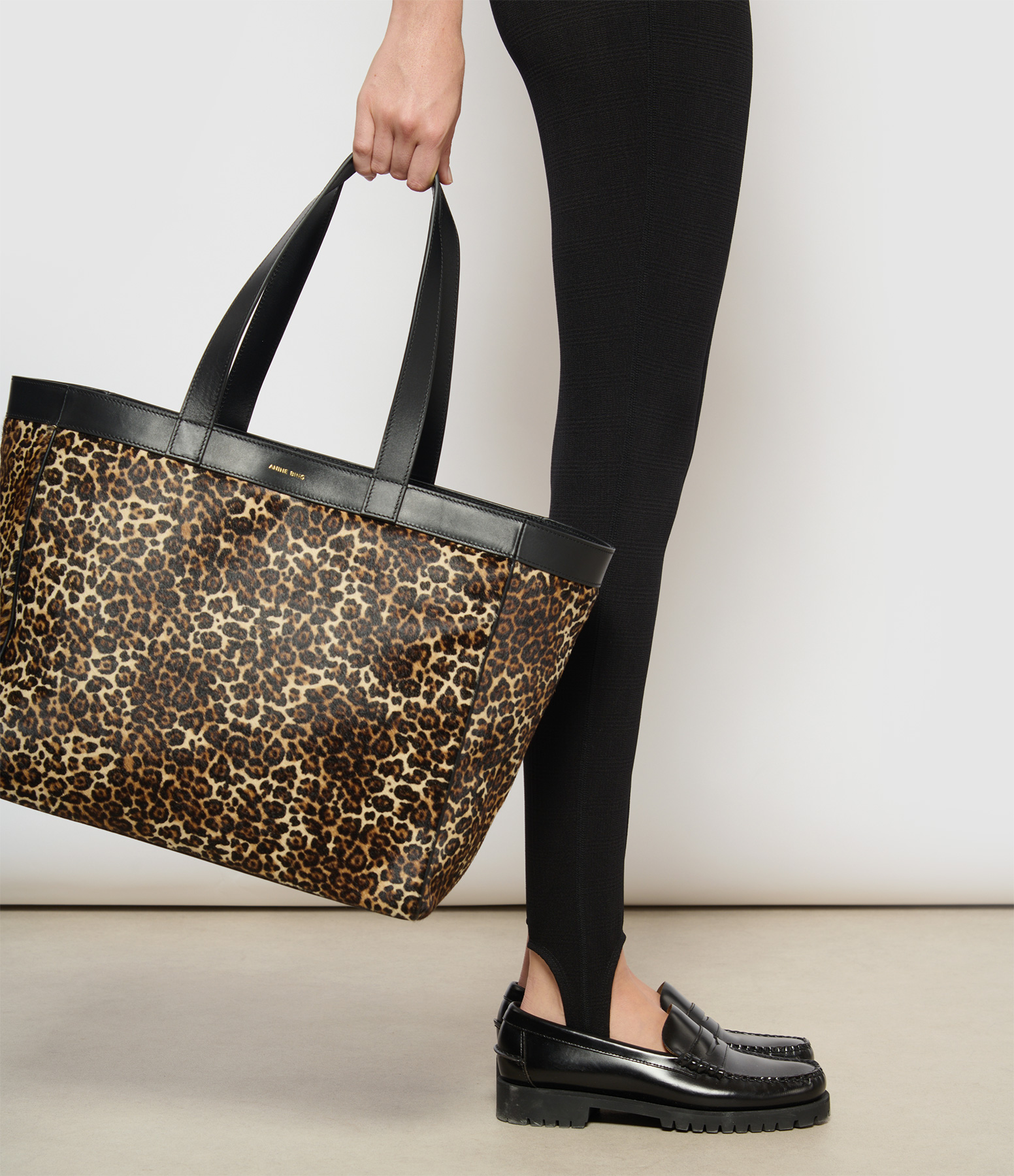 Medium Leopard Tote Bag