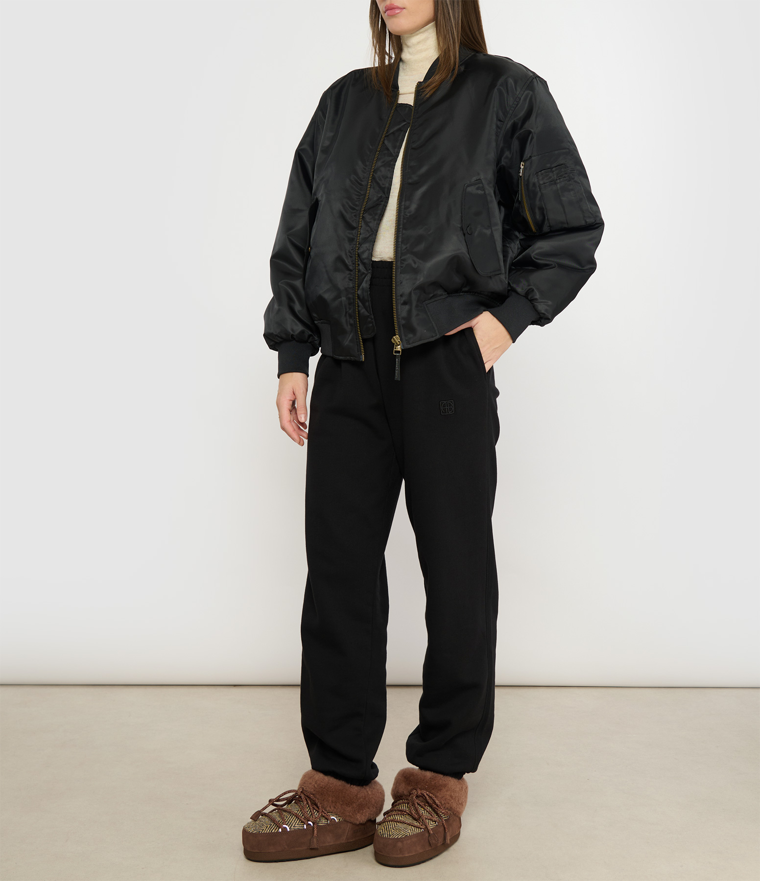 Black Karter Jogging Trousers