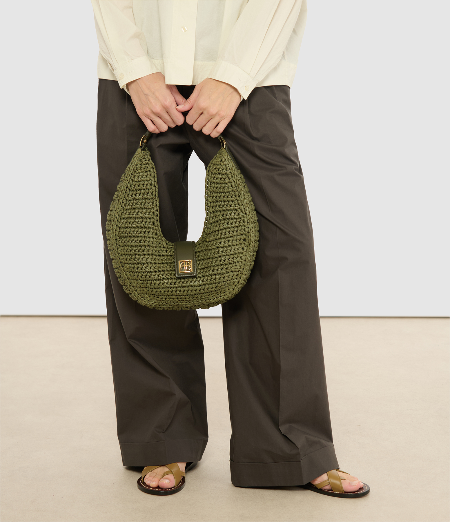 Lou Handbag in Military Green
