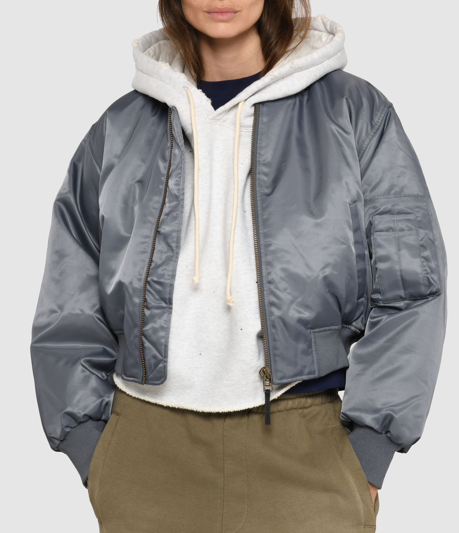 Leon Bomber Jacket – Dark Grey