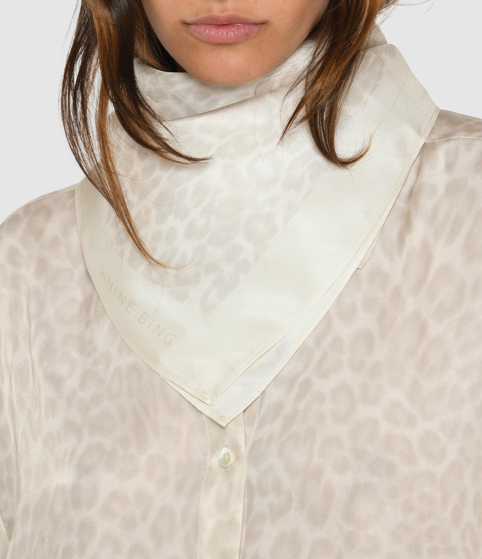 York Print Scarf