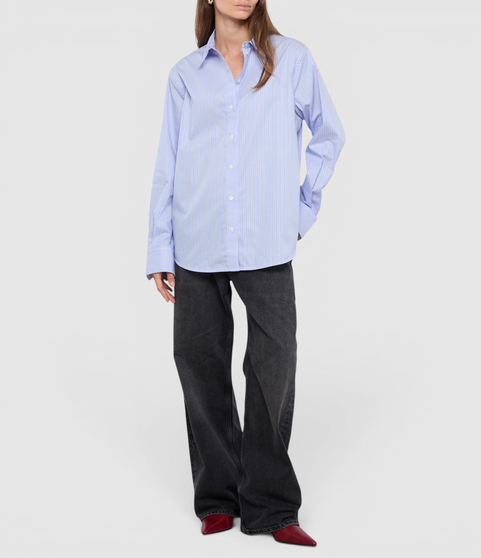 Essie Blue Stripe Shirt