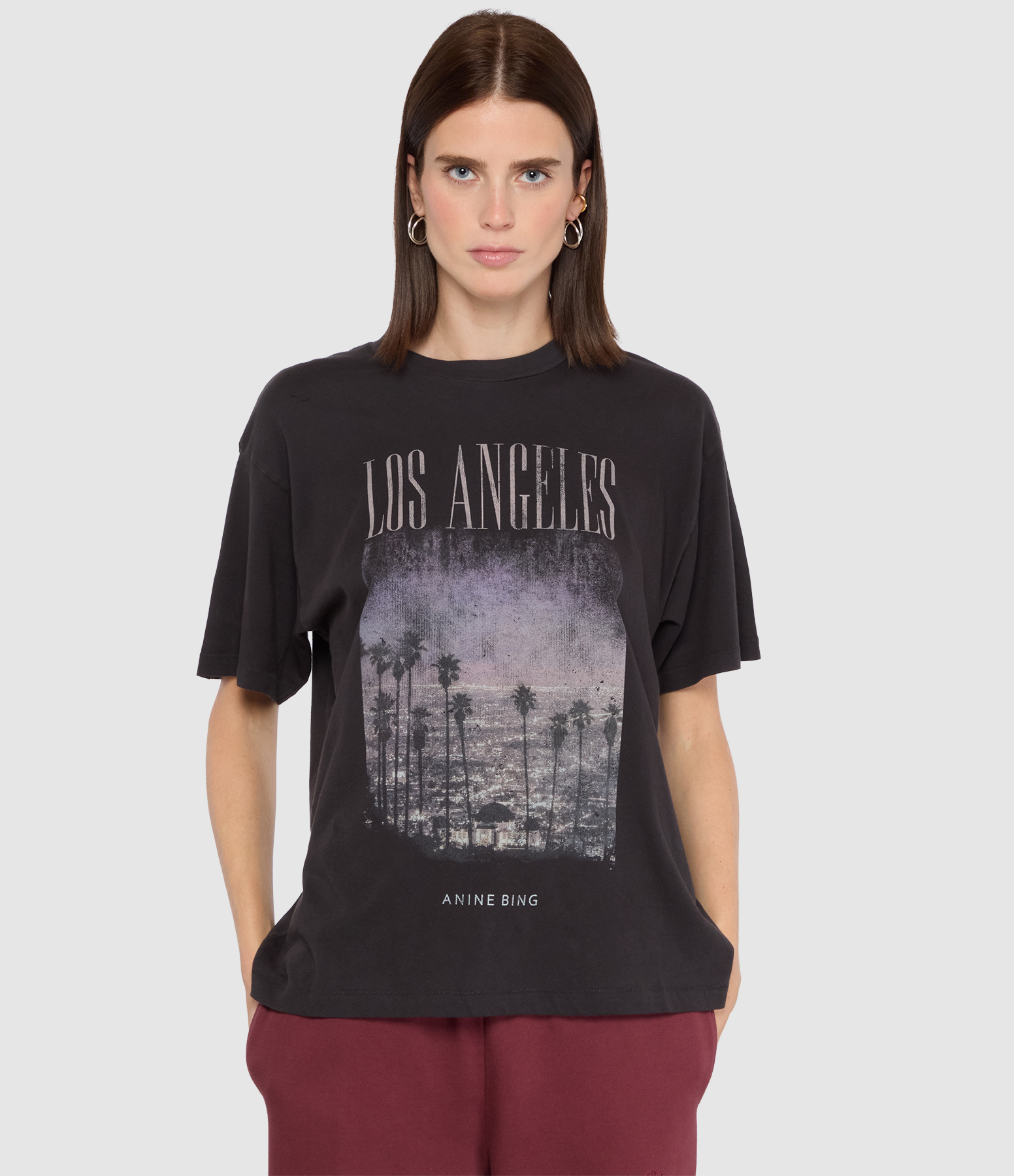 Cade Los Angeles Vintage Black T-shirt