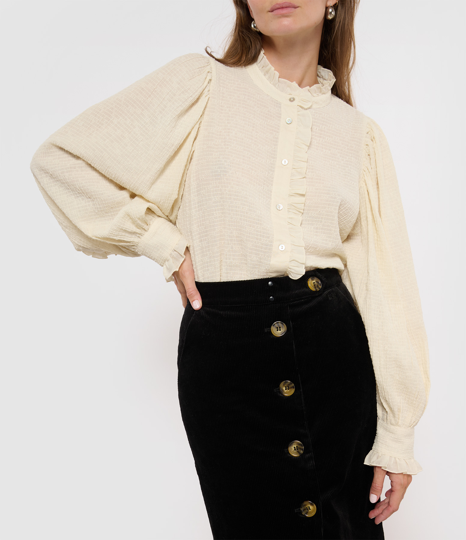Yvette Cream Blouse