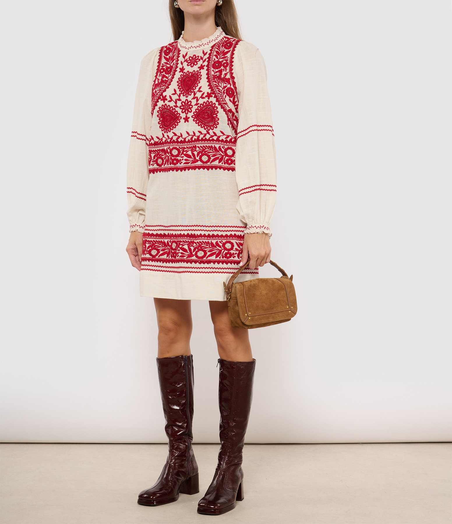 Hugarian Cream Dress