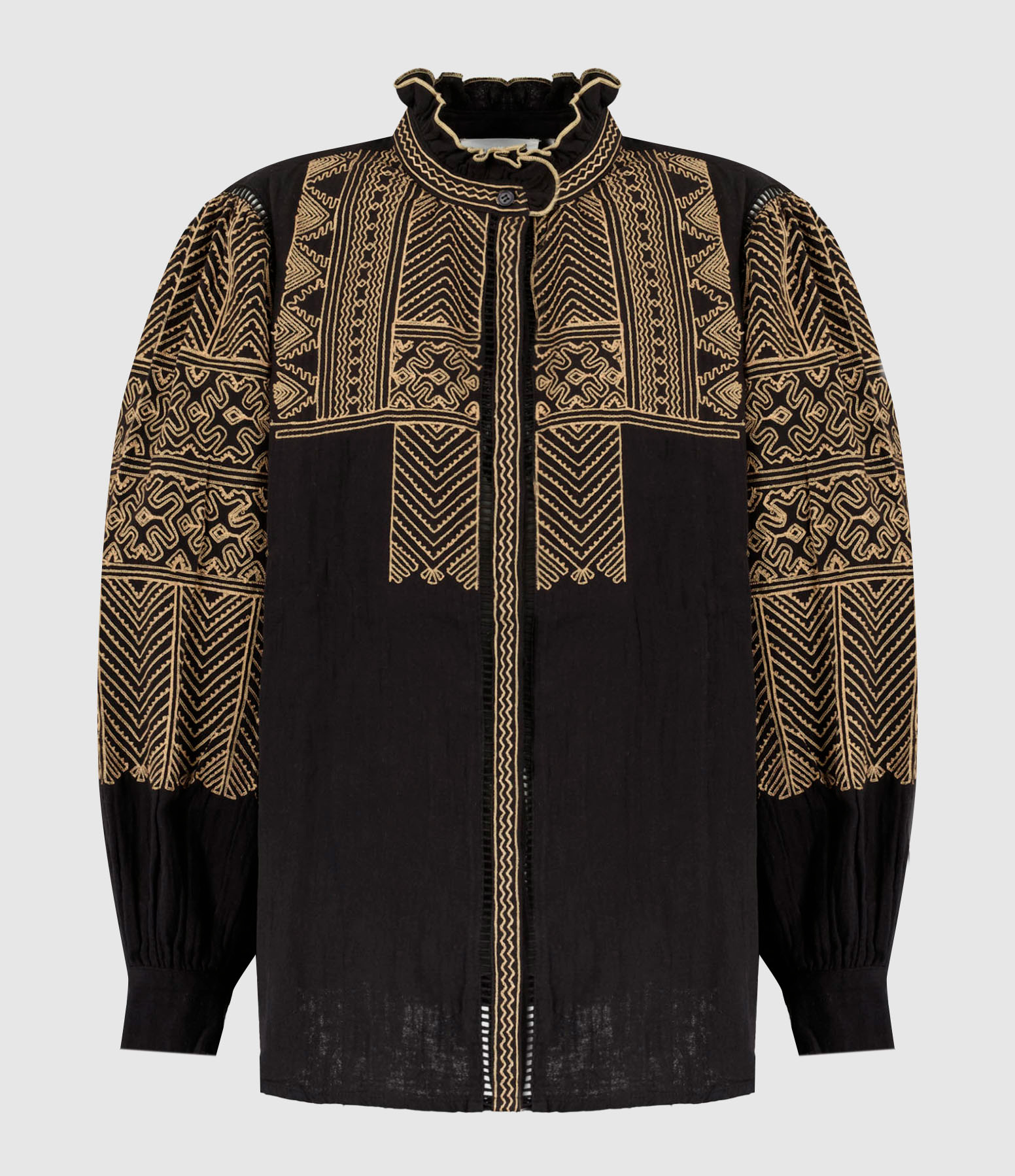 Svetlana Black Blouse