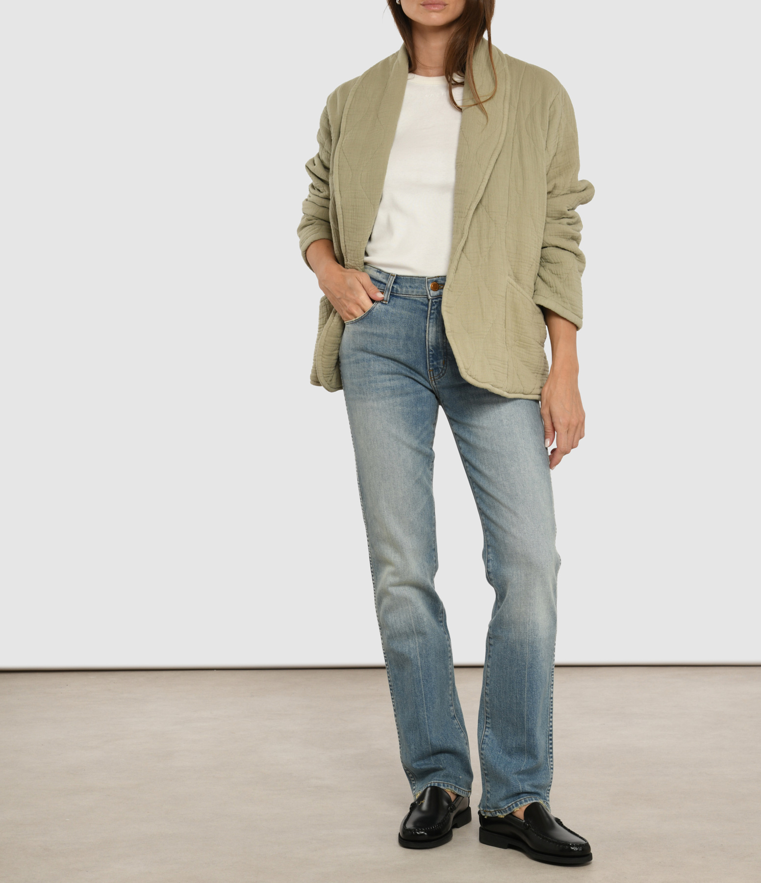 Cuba Jacket in Sand Beige