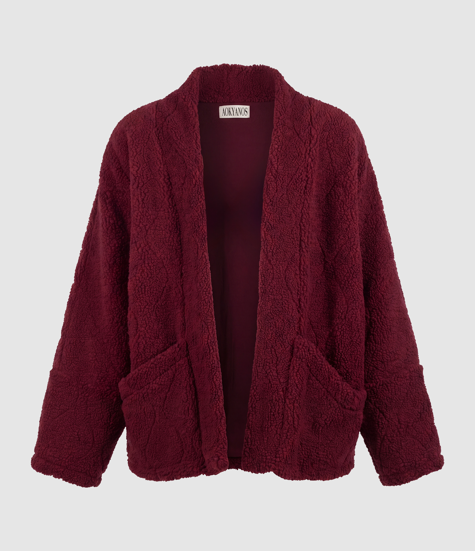Chicago Sherpa Jacket – Bordeaux