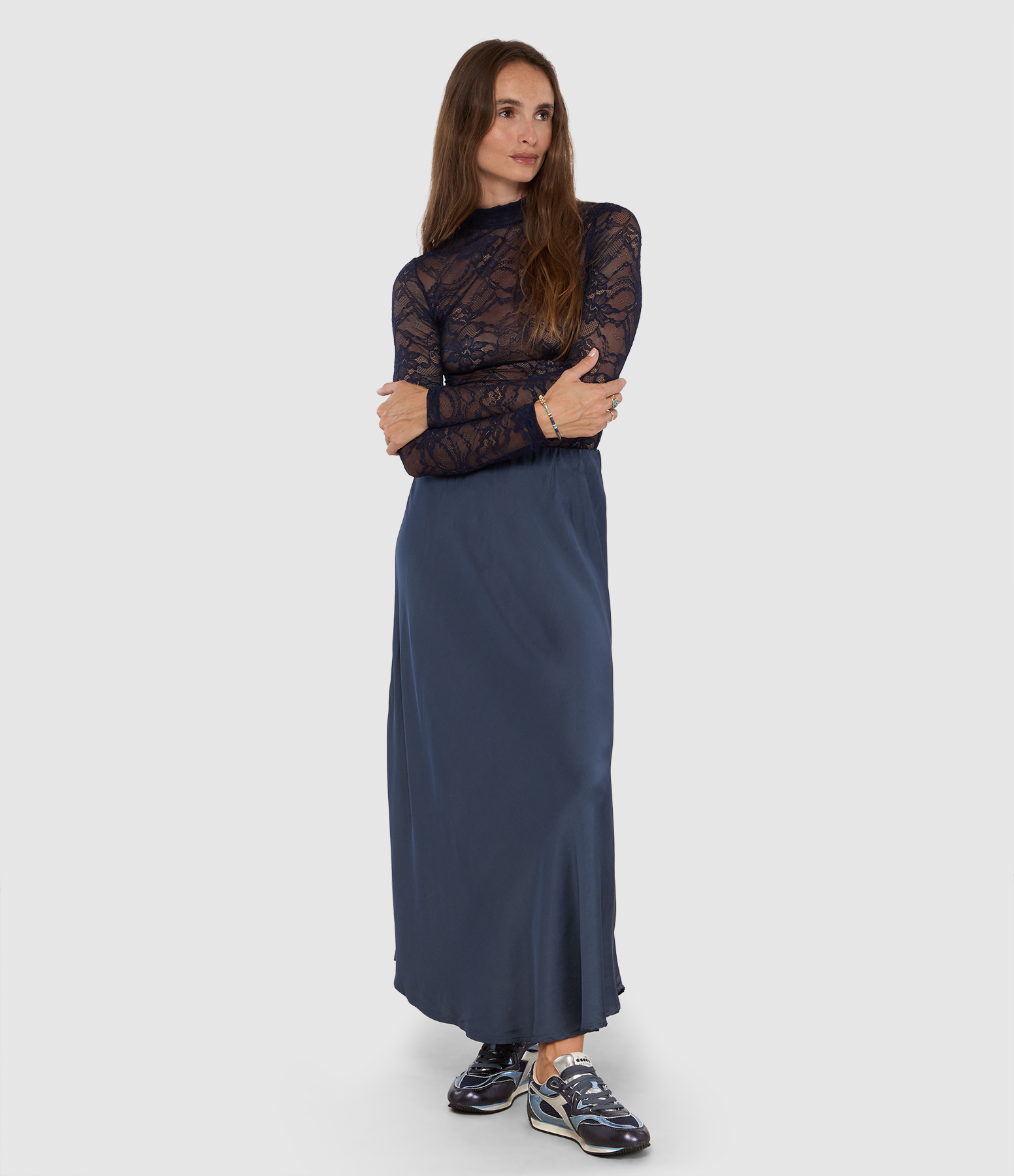 Hamilton Navy Skirt