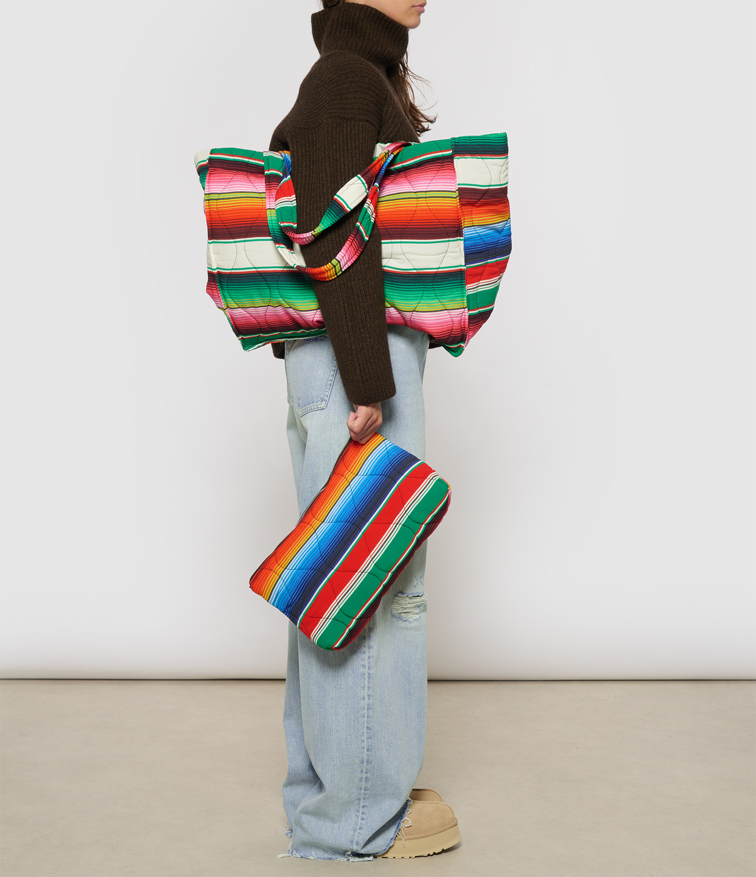 Mexican Orlando Printed Clutch Bag