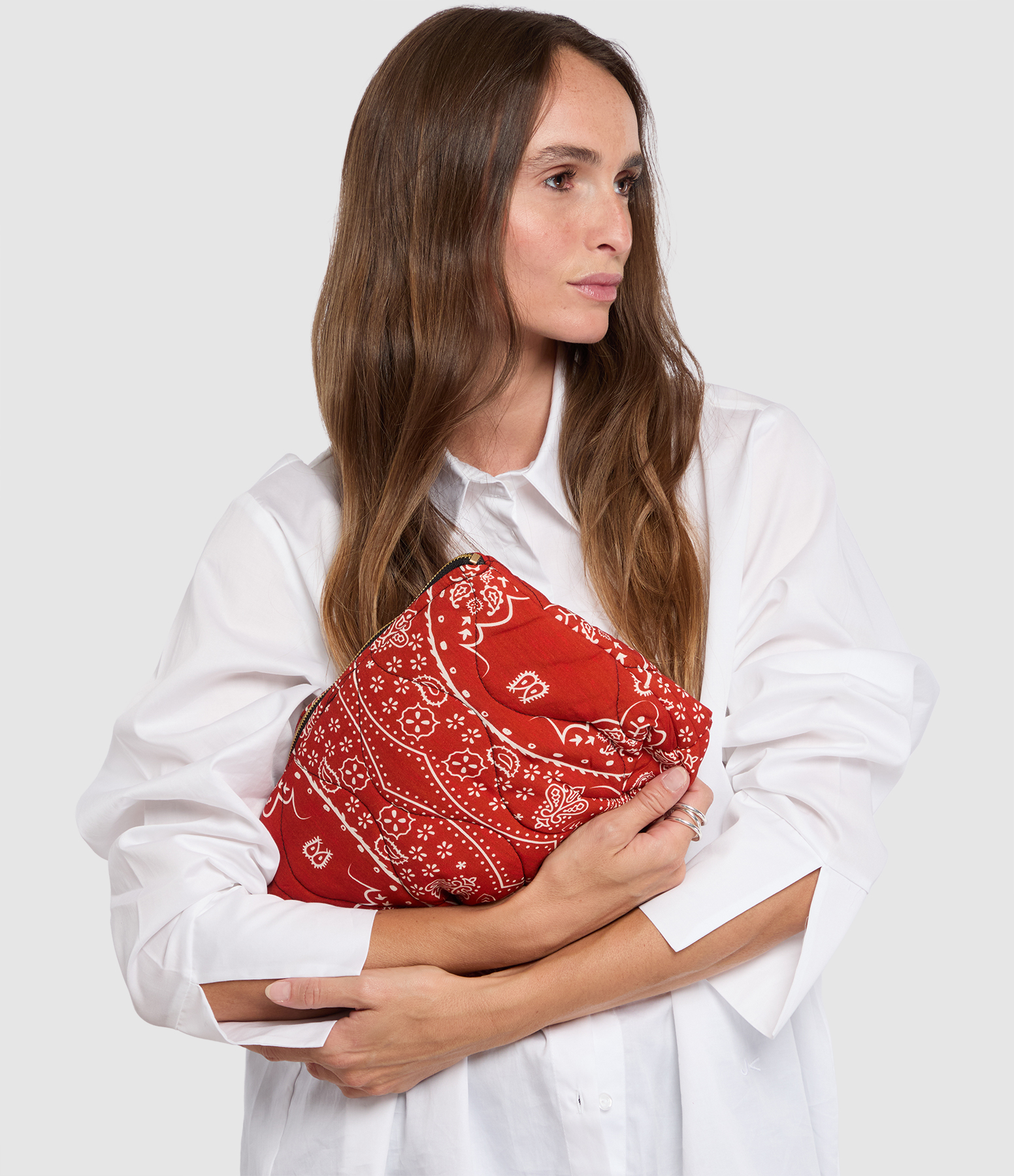 Orlando Red Clutch Bag, Exclusive to Lulli