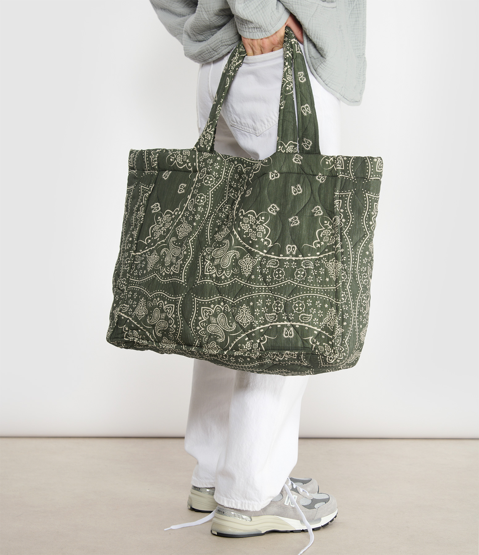 Philadelphia Bandana Khaki Tote Bag