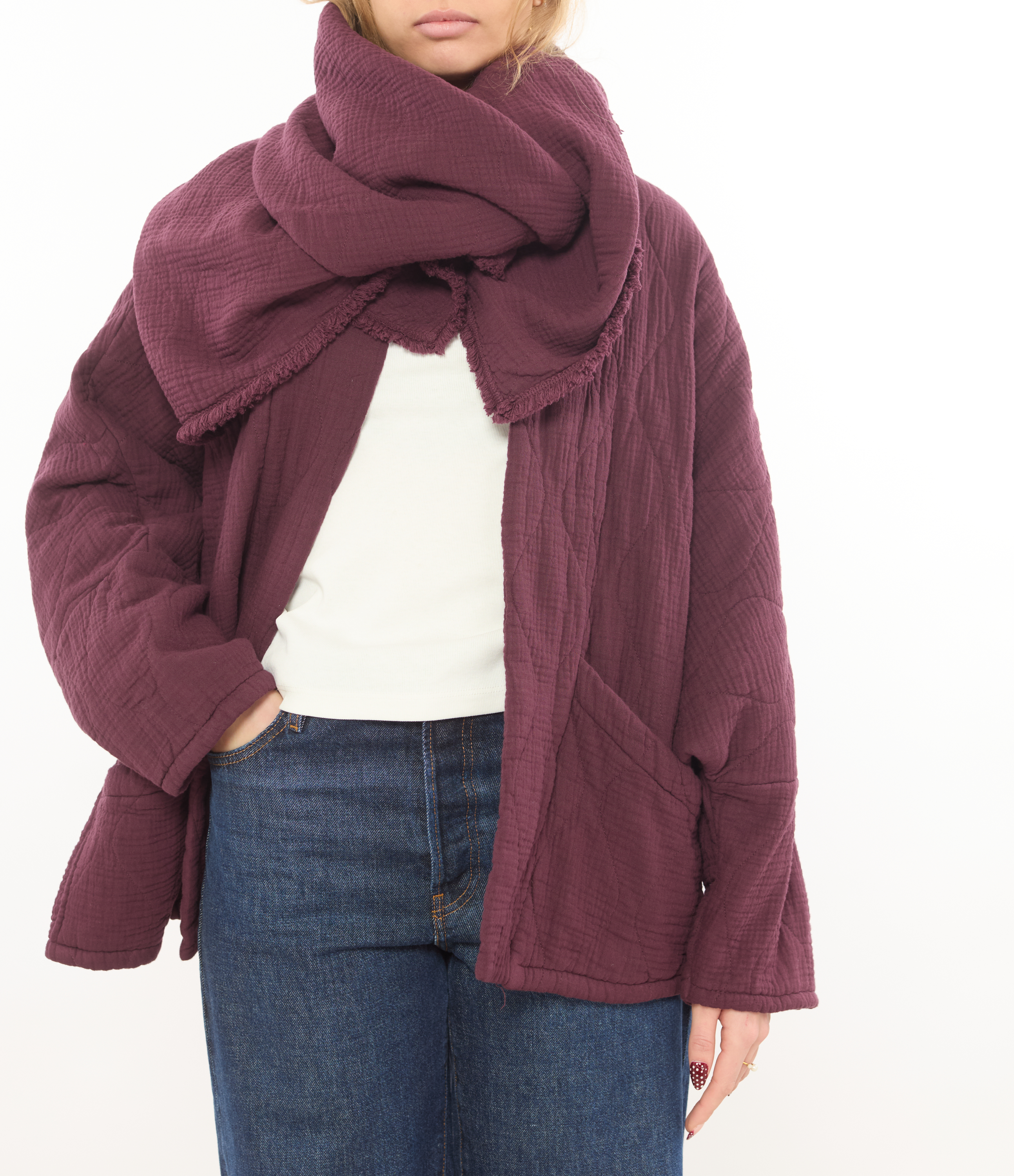 Toronto Bordeaux Scarf