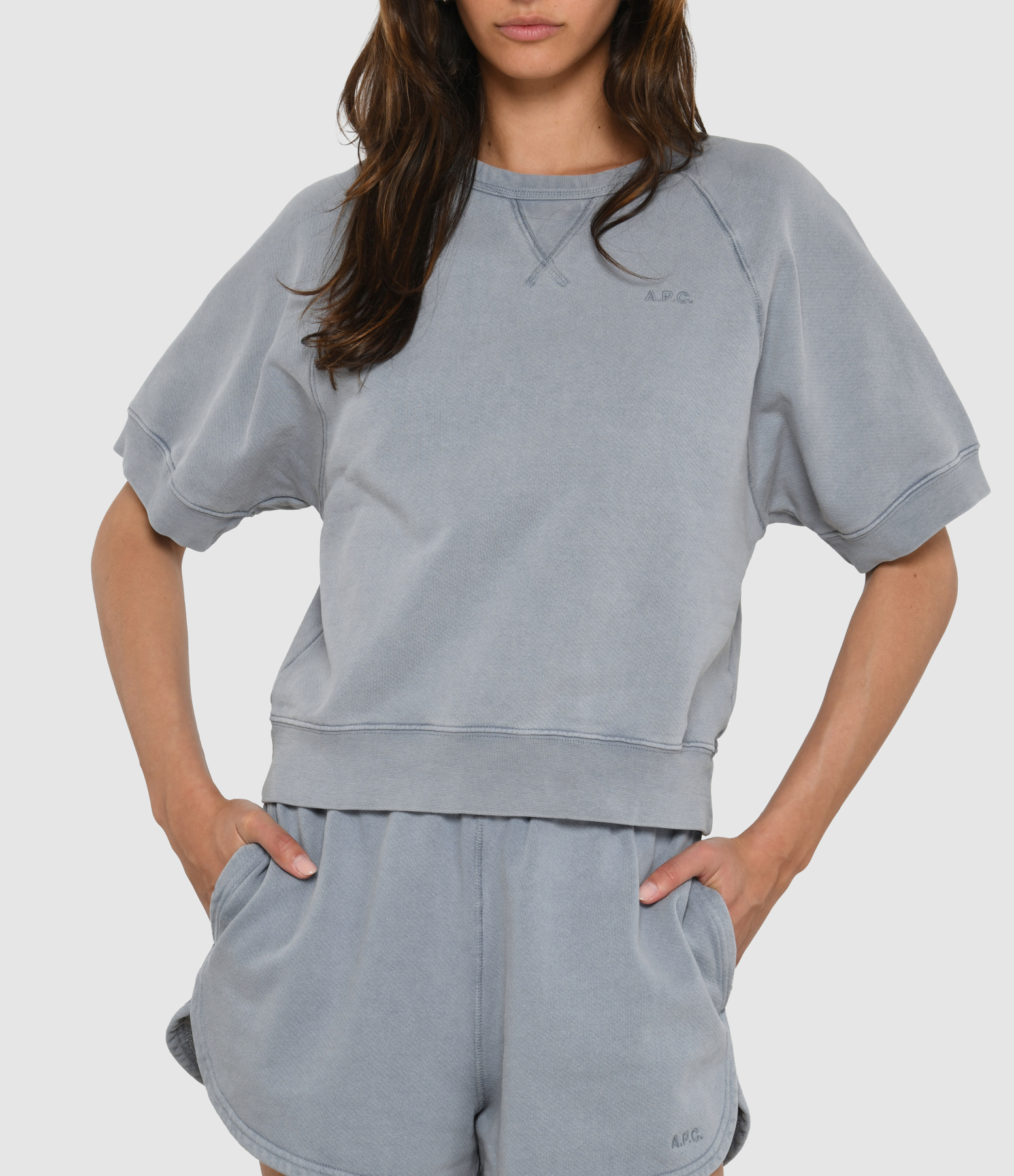 Patti Light Blue Sweatshirt