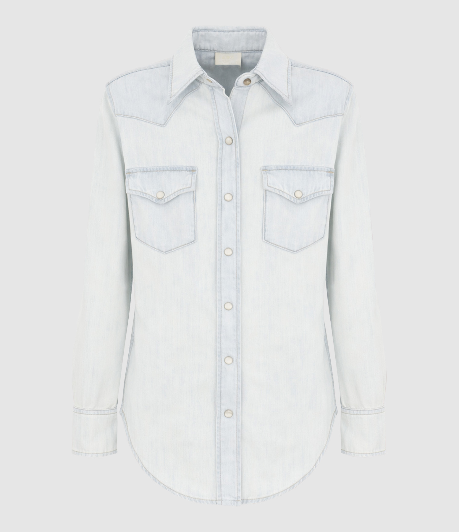 Bleached Out Western Shirt
