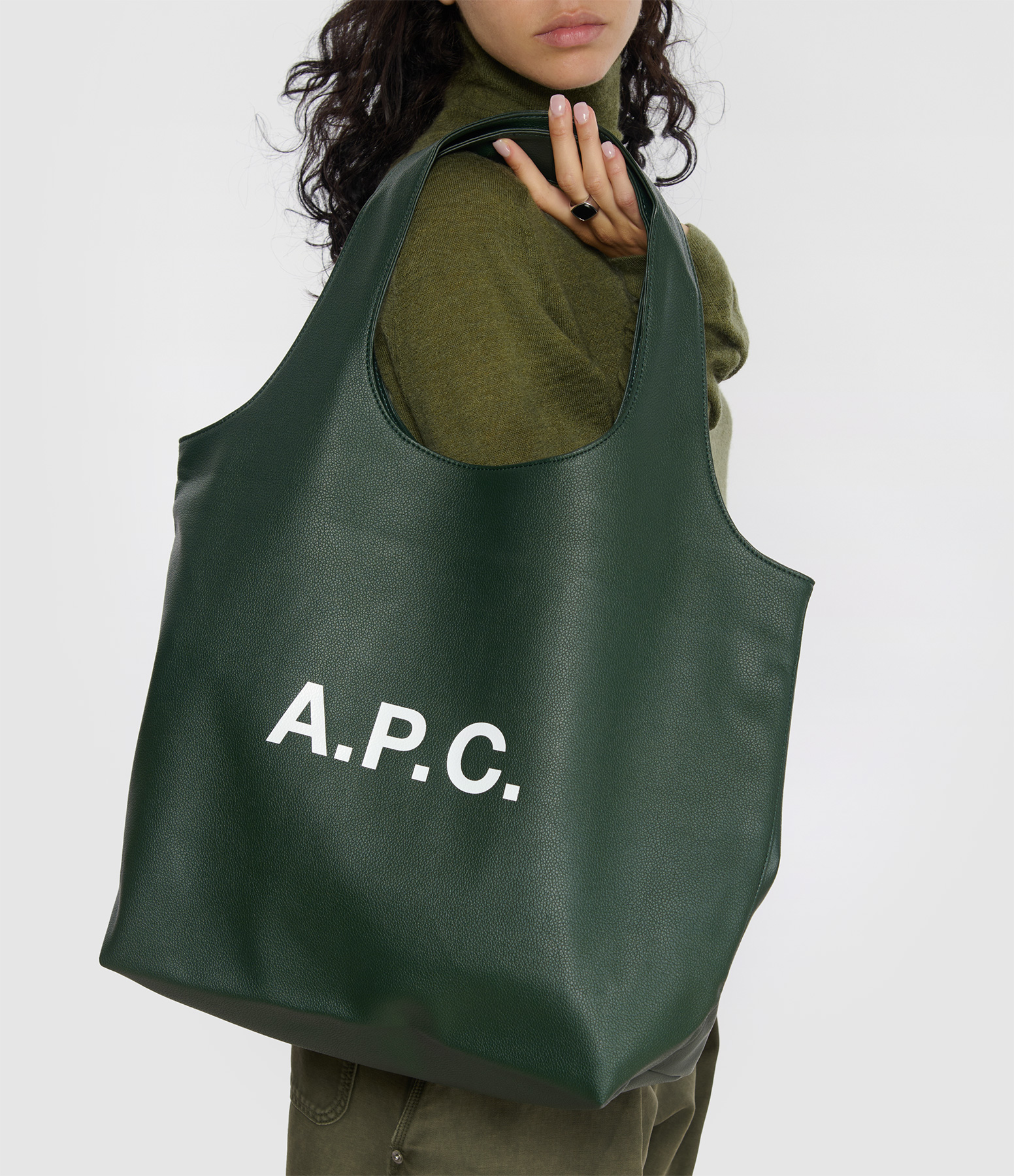 Ninon Tote Bag – Dark Green