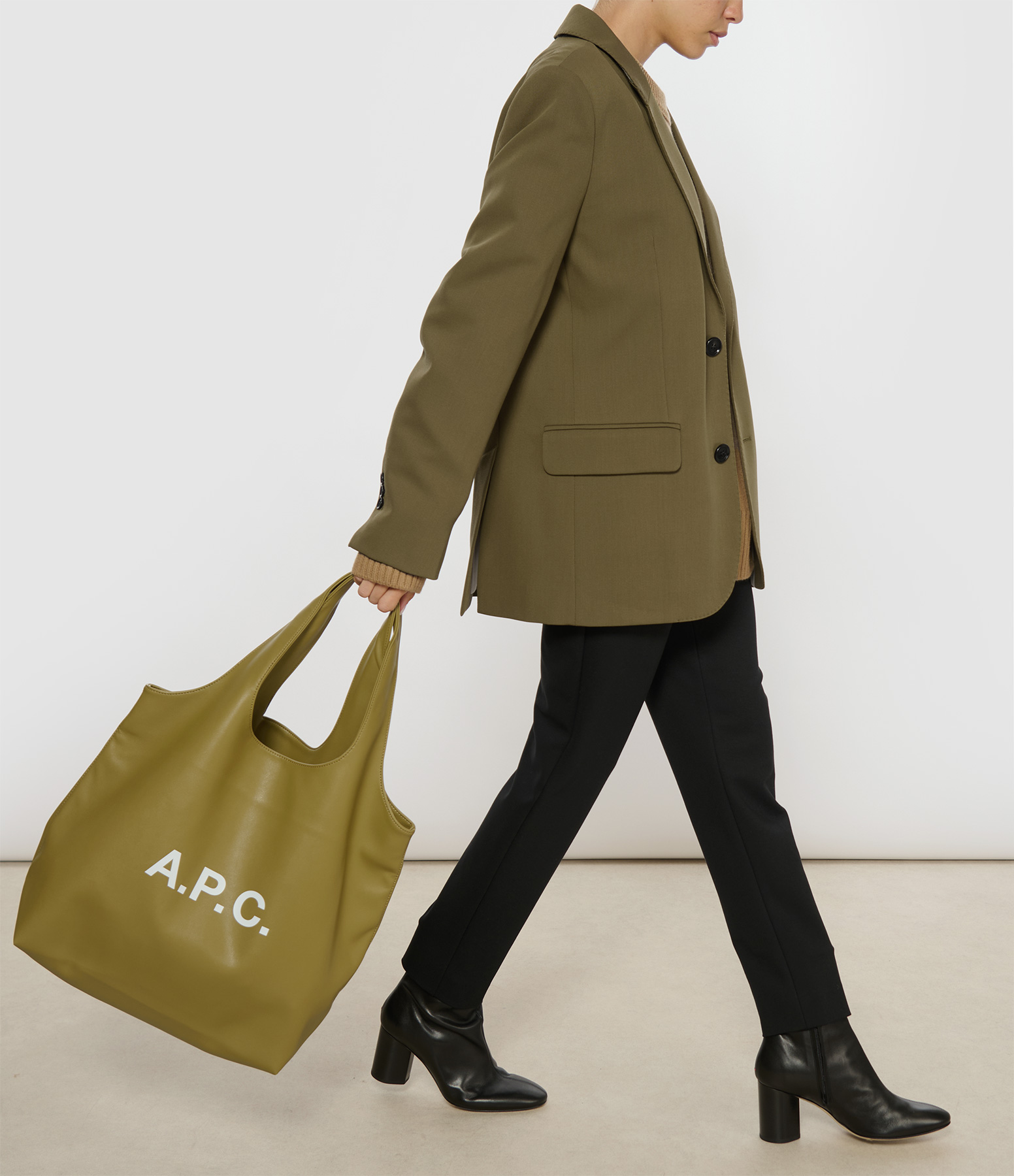 Ninon Olive Tote Bag