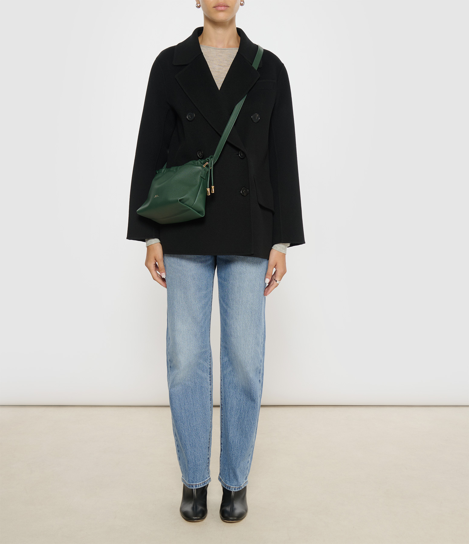 Ninon Mini Bag in Dark Green