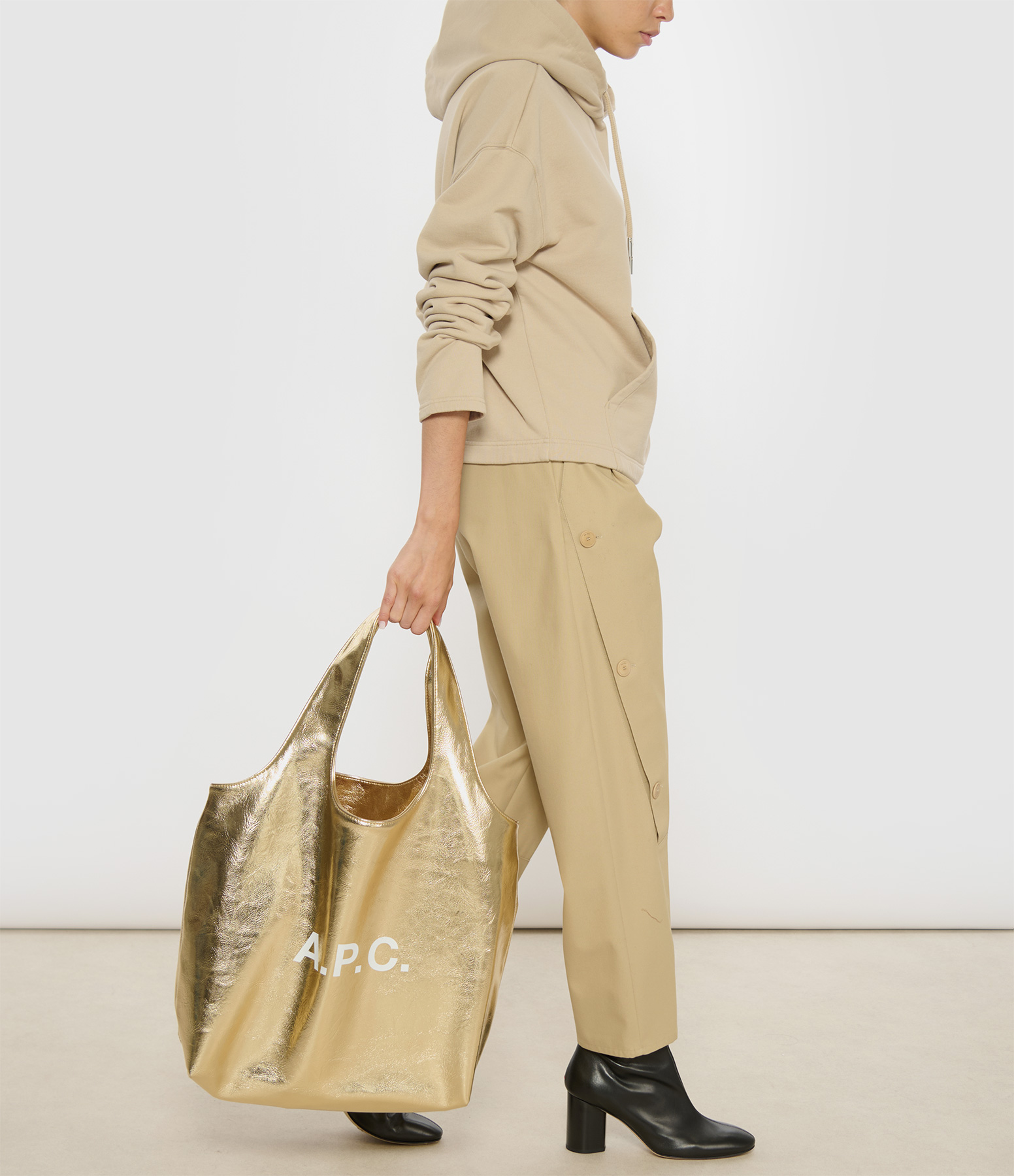 Ninon Pale Gold Tote