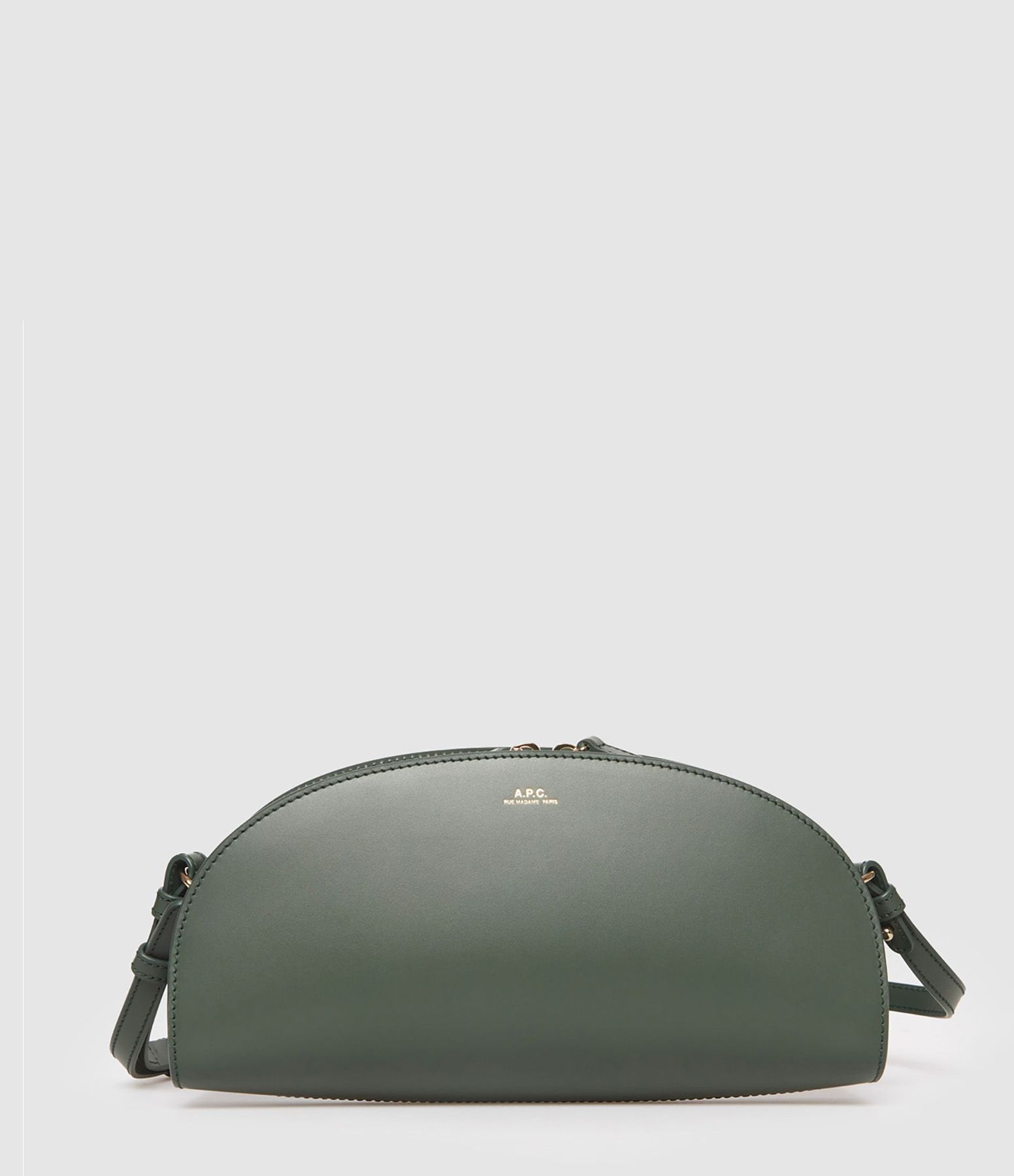 Emerald Green Half-Moon Shoulder Bag