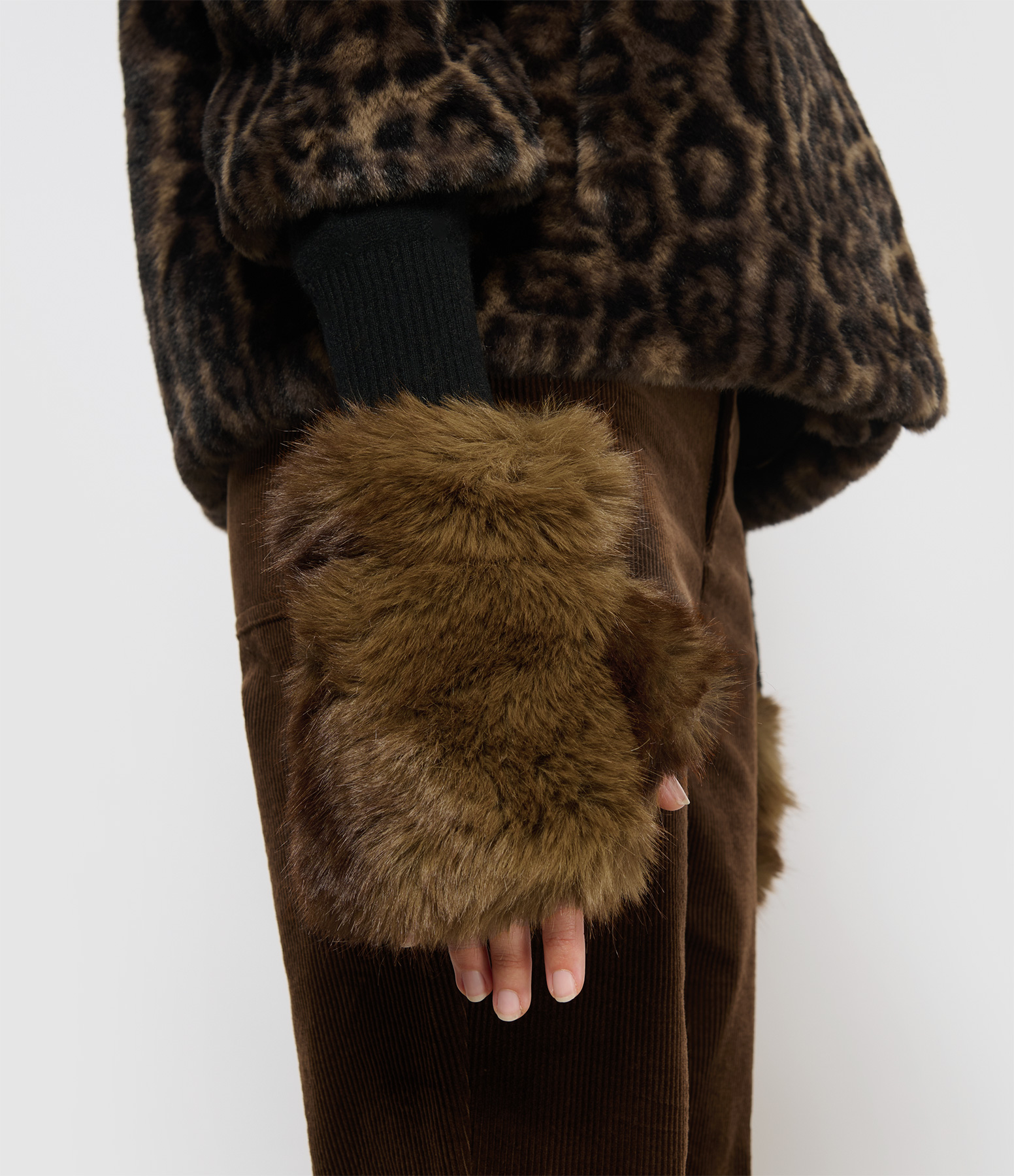 Ariel Mink Mittens