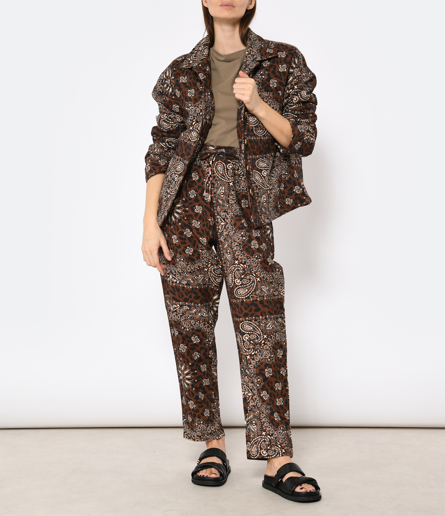 Leopard-print jacket
