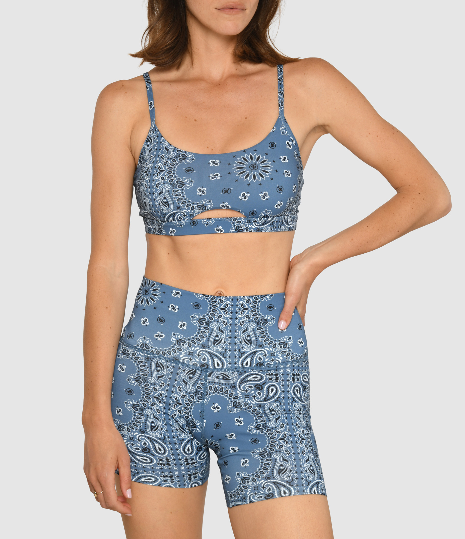 Denim Yoga Bra