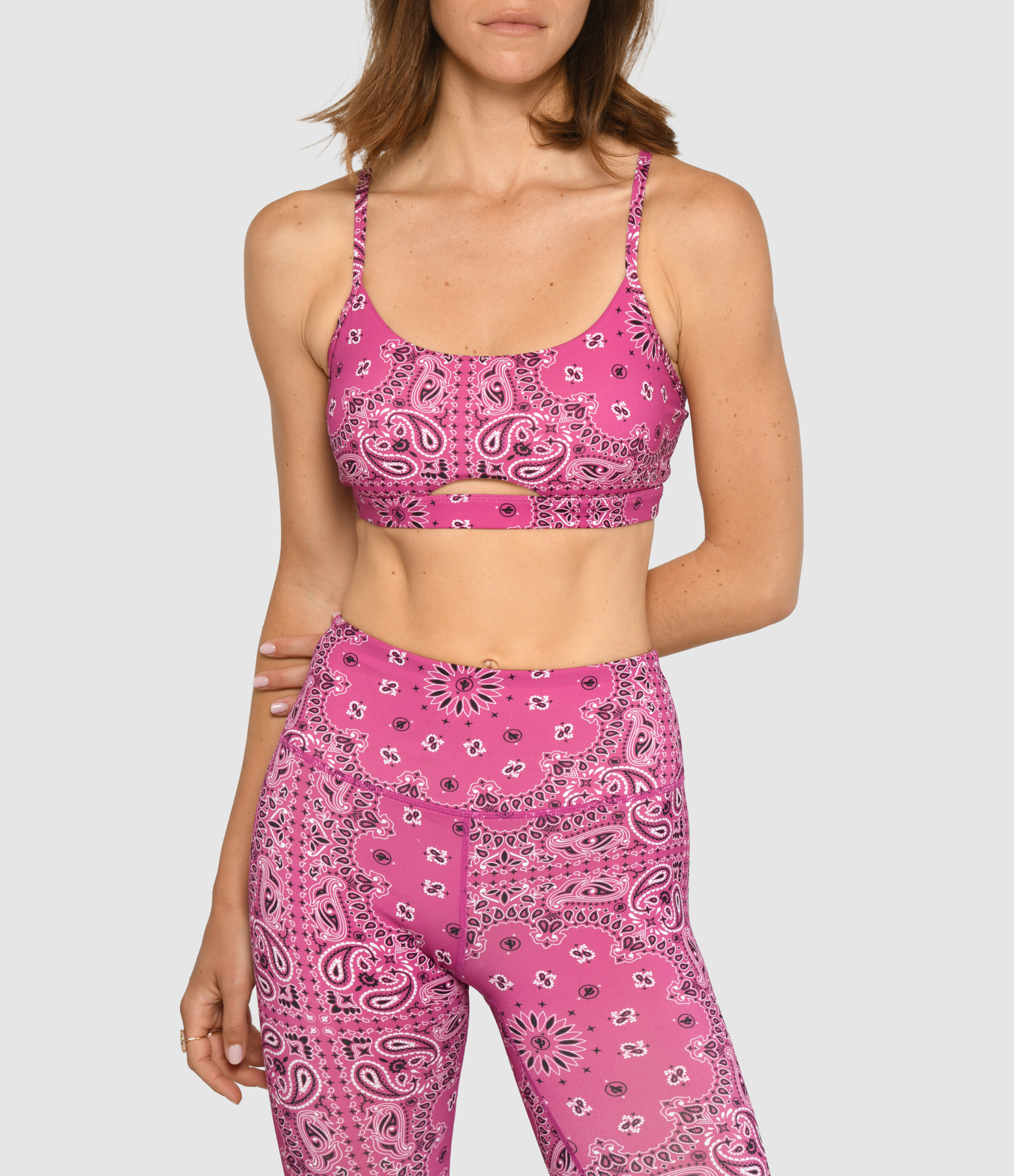 Fuchsia Yoga Bra
