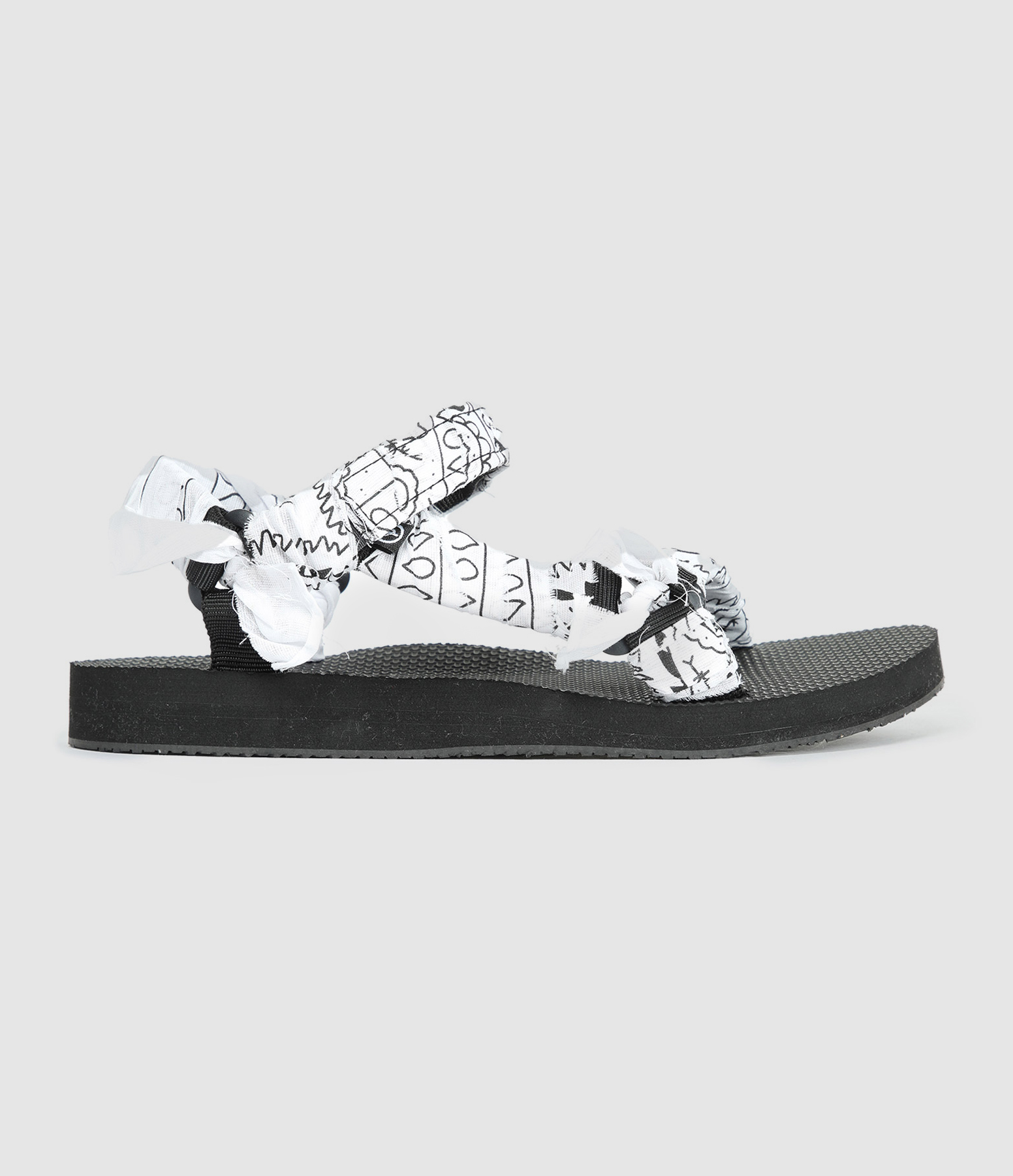 Trekky Bandana White Sandals