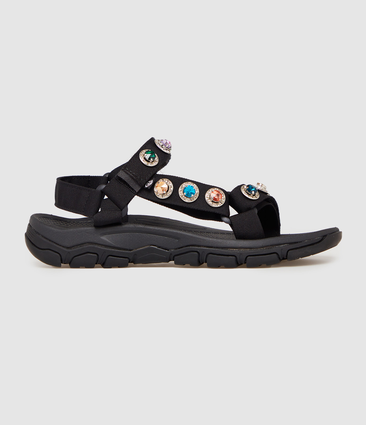 Trekky Traveller Sandals – Black