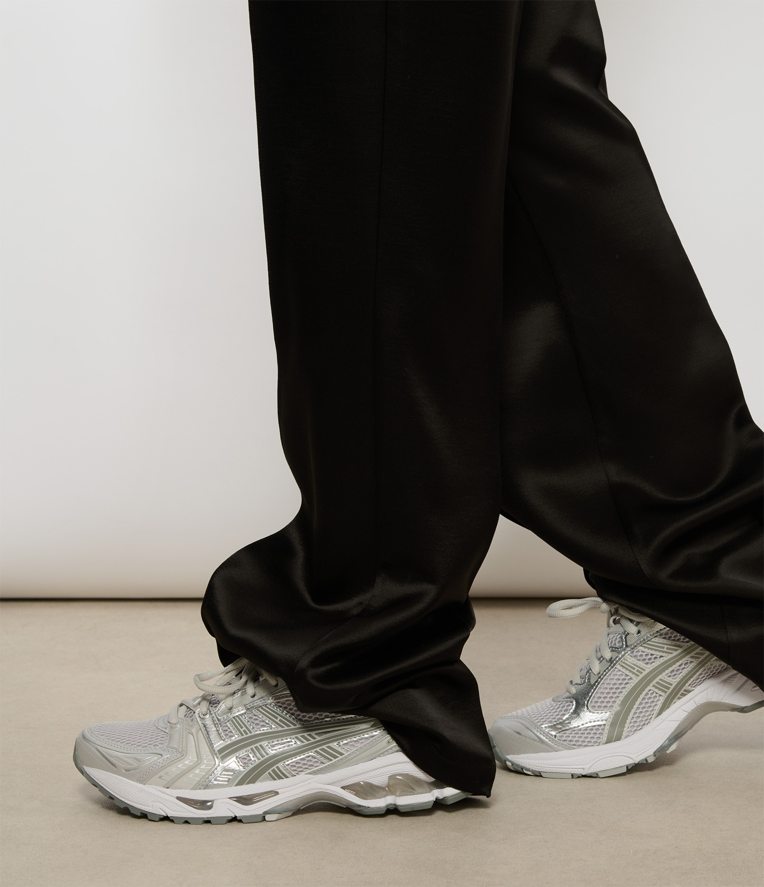 Gel-Kayano 14 trainers in Piedmont Grey and Pure Silver