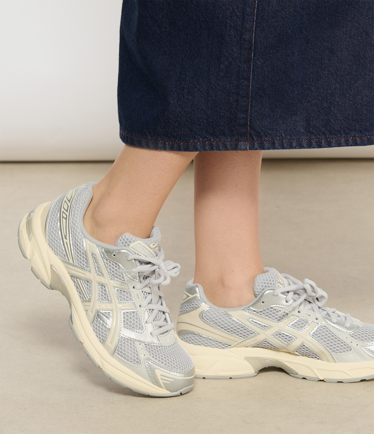 Gel-1130 trainers in Cloud Grey and Oatmeal