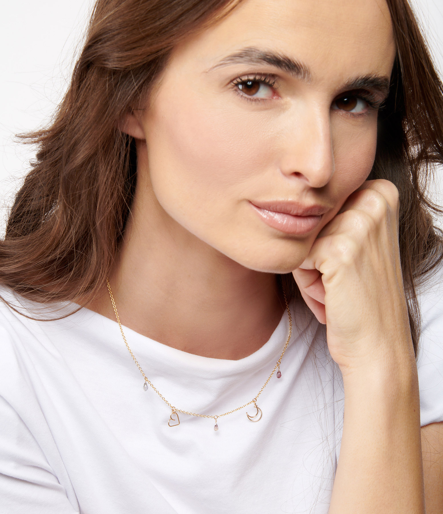 Théia Fawn Sapphire Necklace