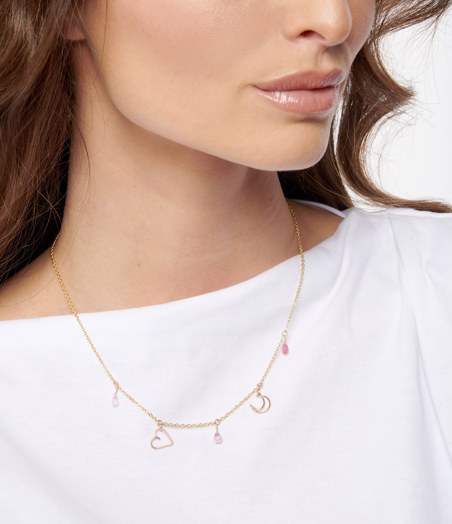 Theia Pink Sapphire Necklace